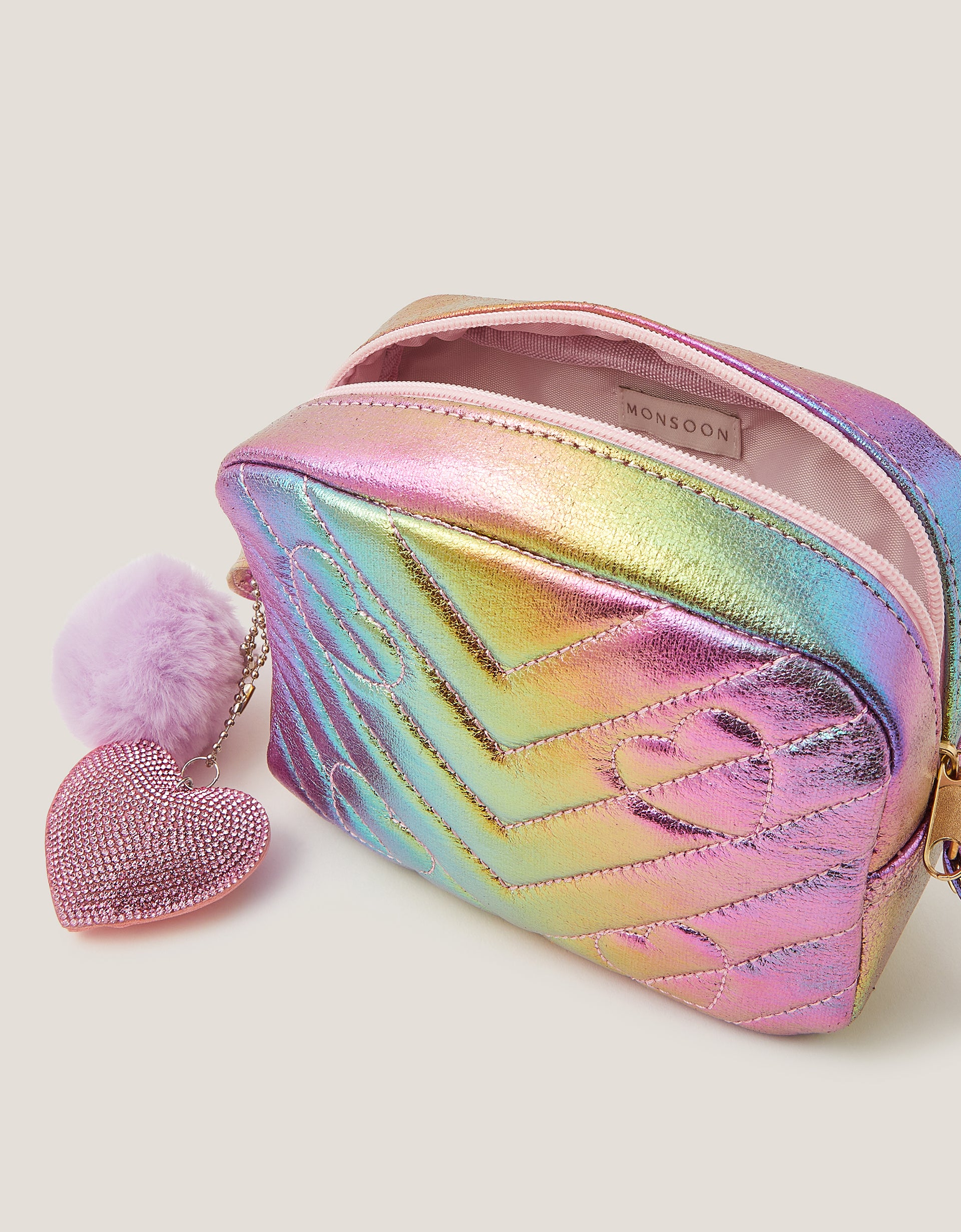 TORBA - RAINBOW QUILTED CHARM BAG