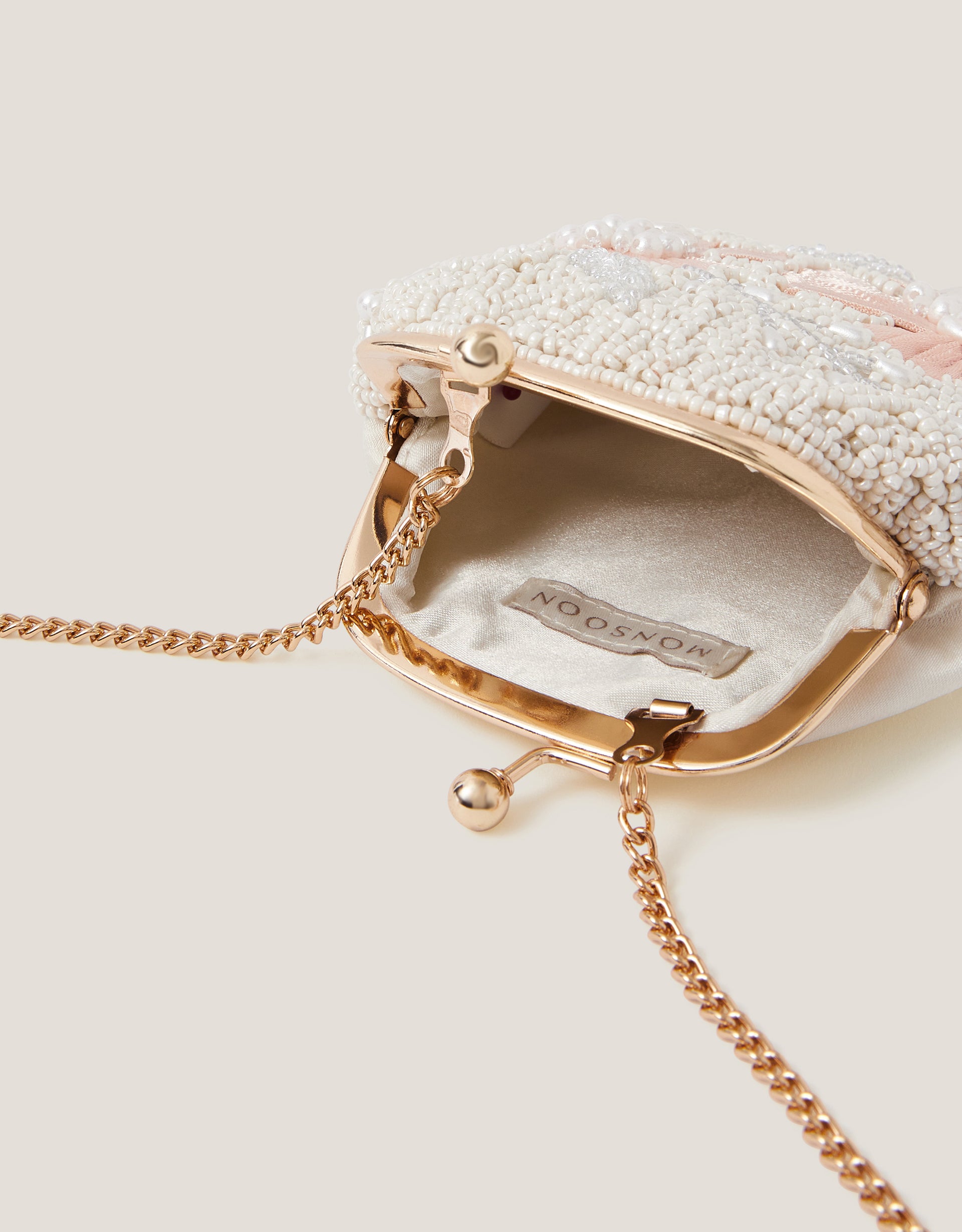 TORBA - BEADED FLOWER TASSEL BAG