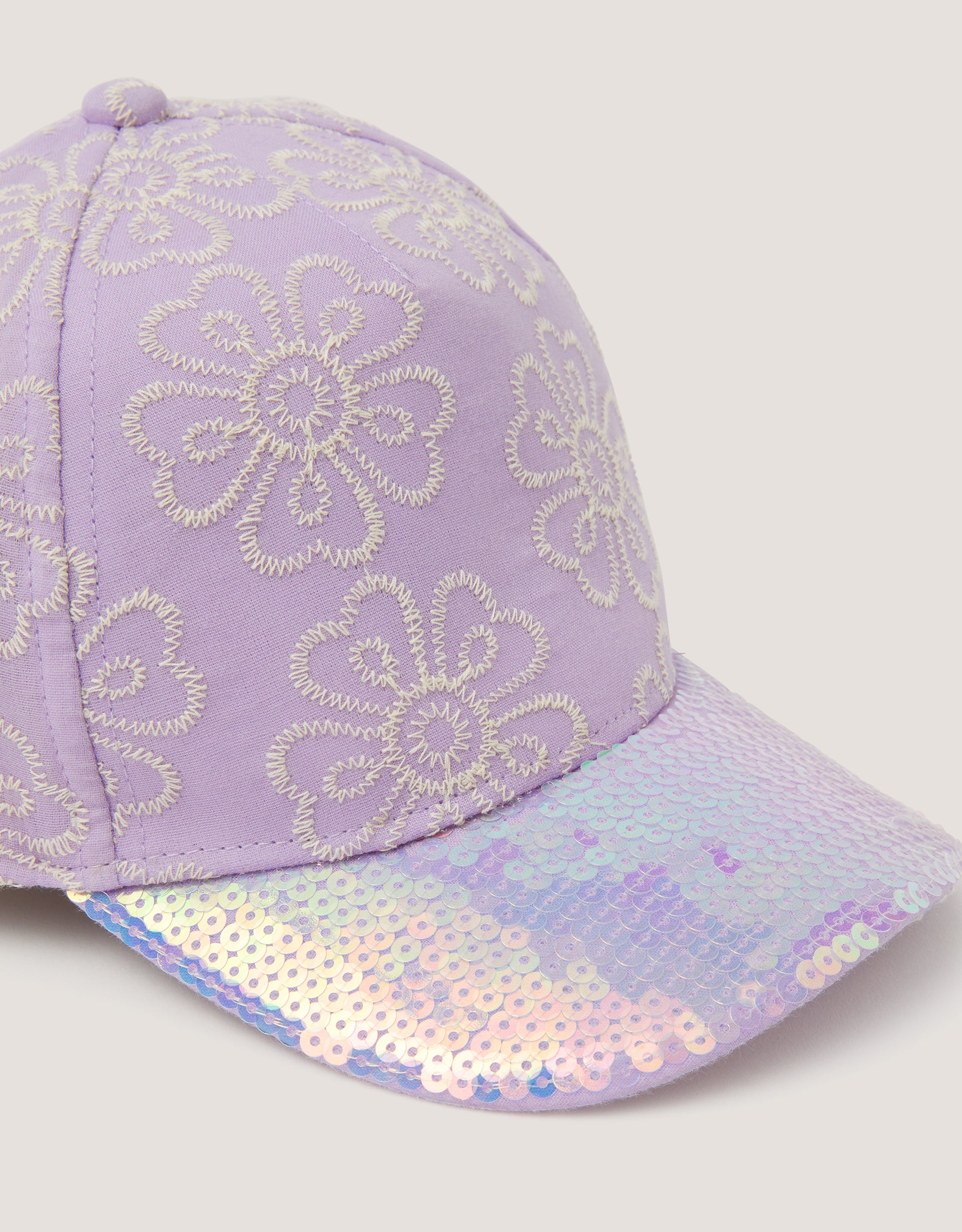 KAČKET - LILAC EMBROIDERED SPARKLE