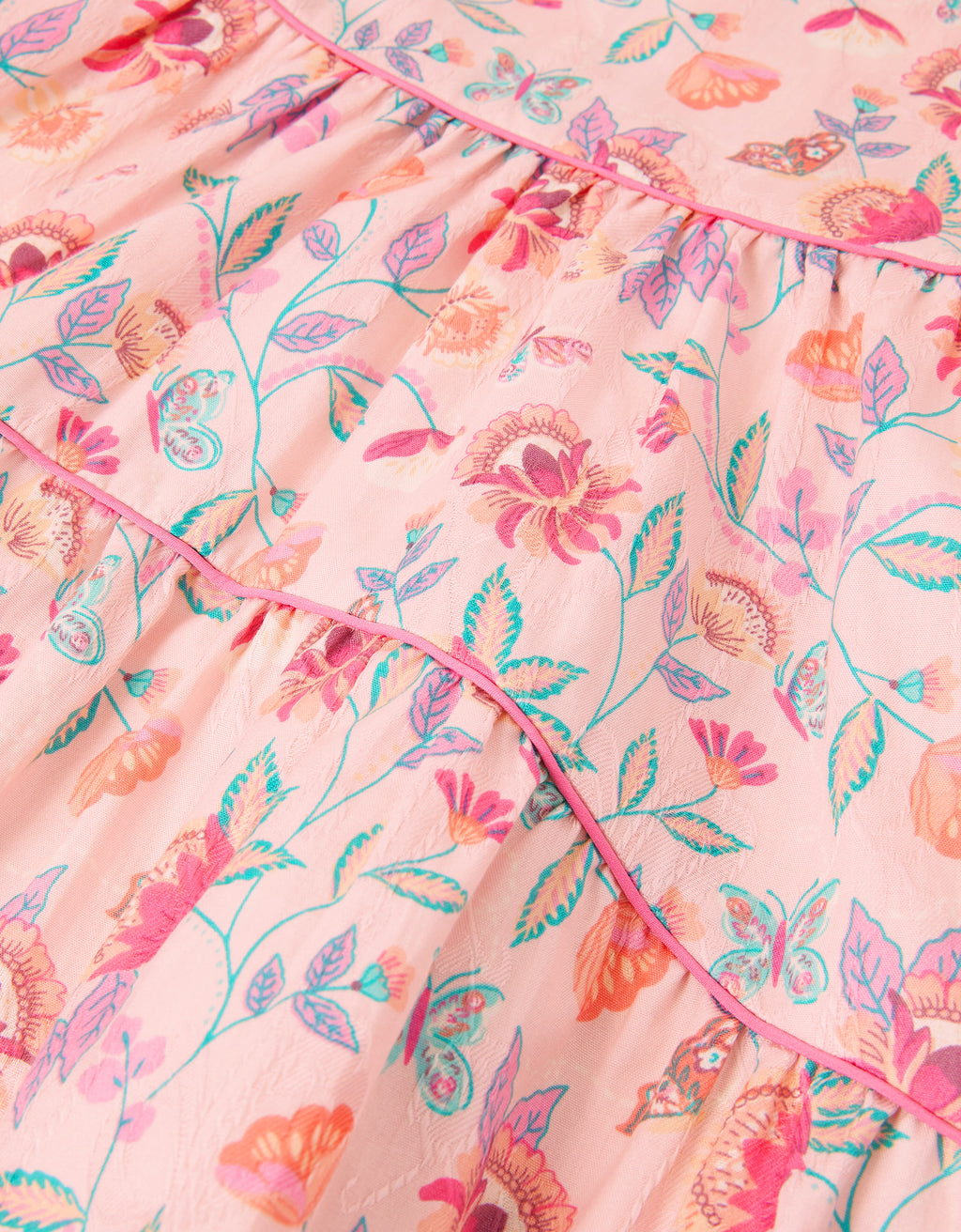 HALJINA - SS FLORAL JACQUARD DRESS