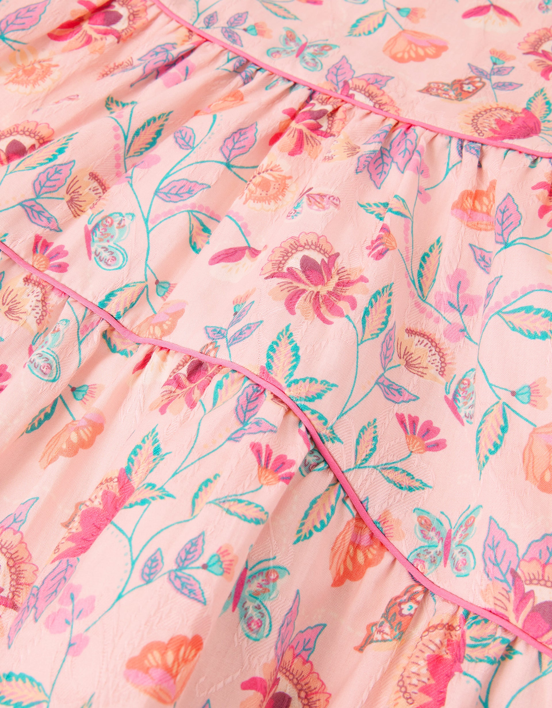 HALJINA - SS FLORAL JACQUARD DRESS