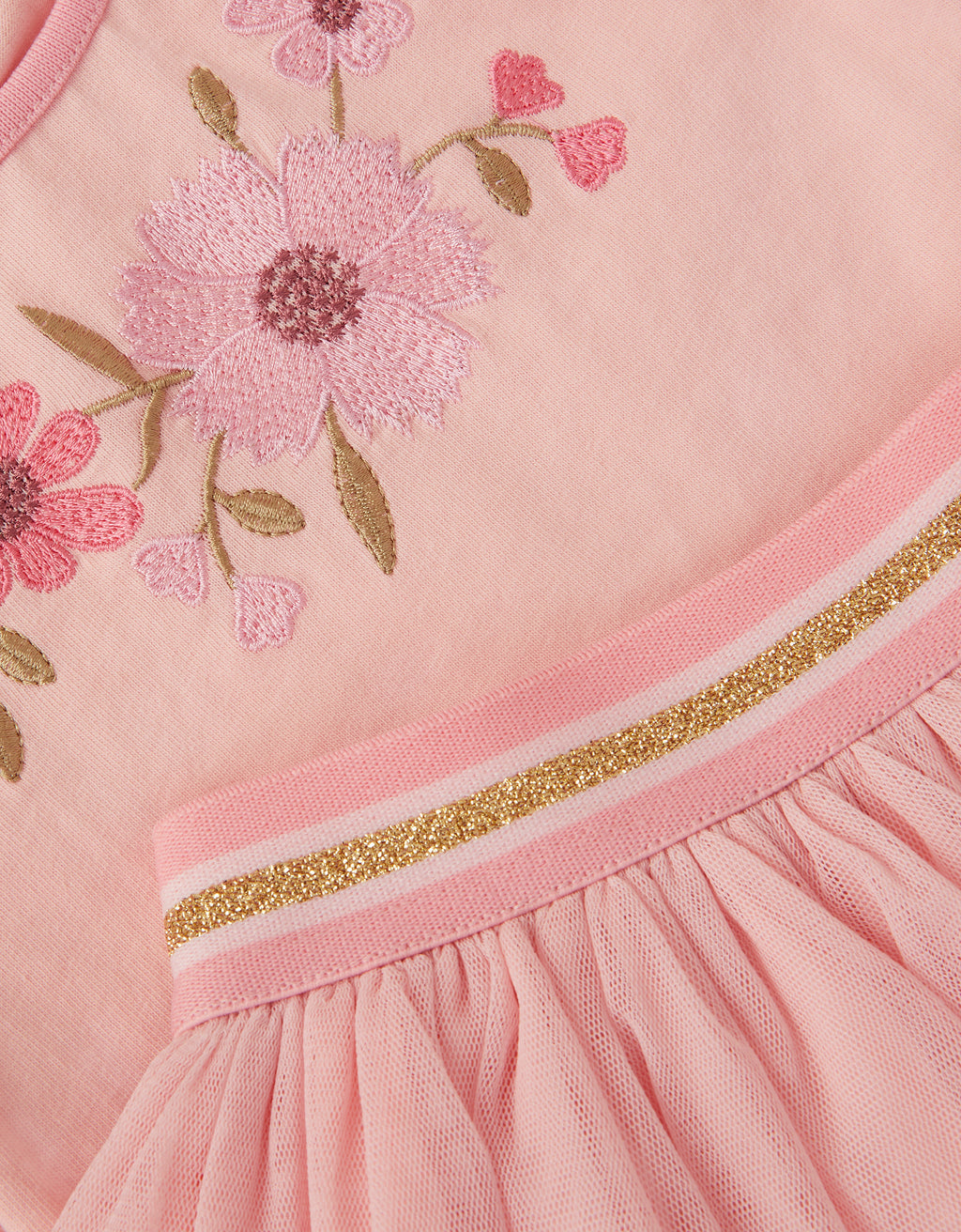 SET - 3D FLOWER TOP/DISCO SKIRT