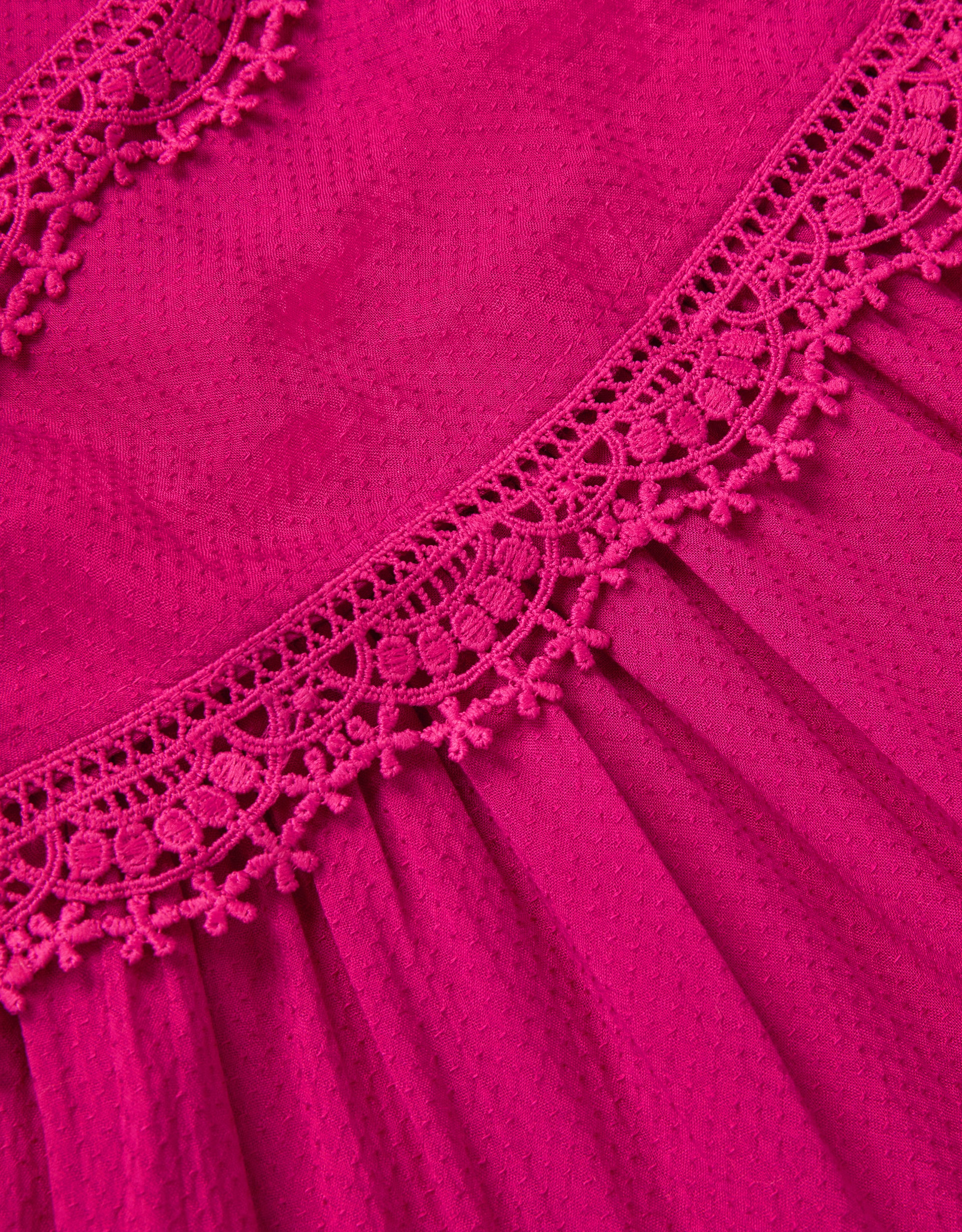 HALJINA - TEXTURED TIER DOBBY DRESS