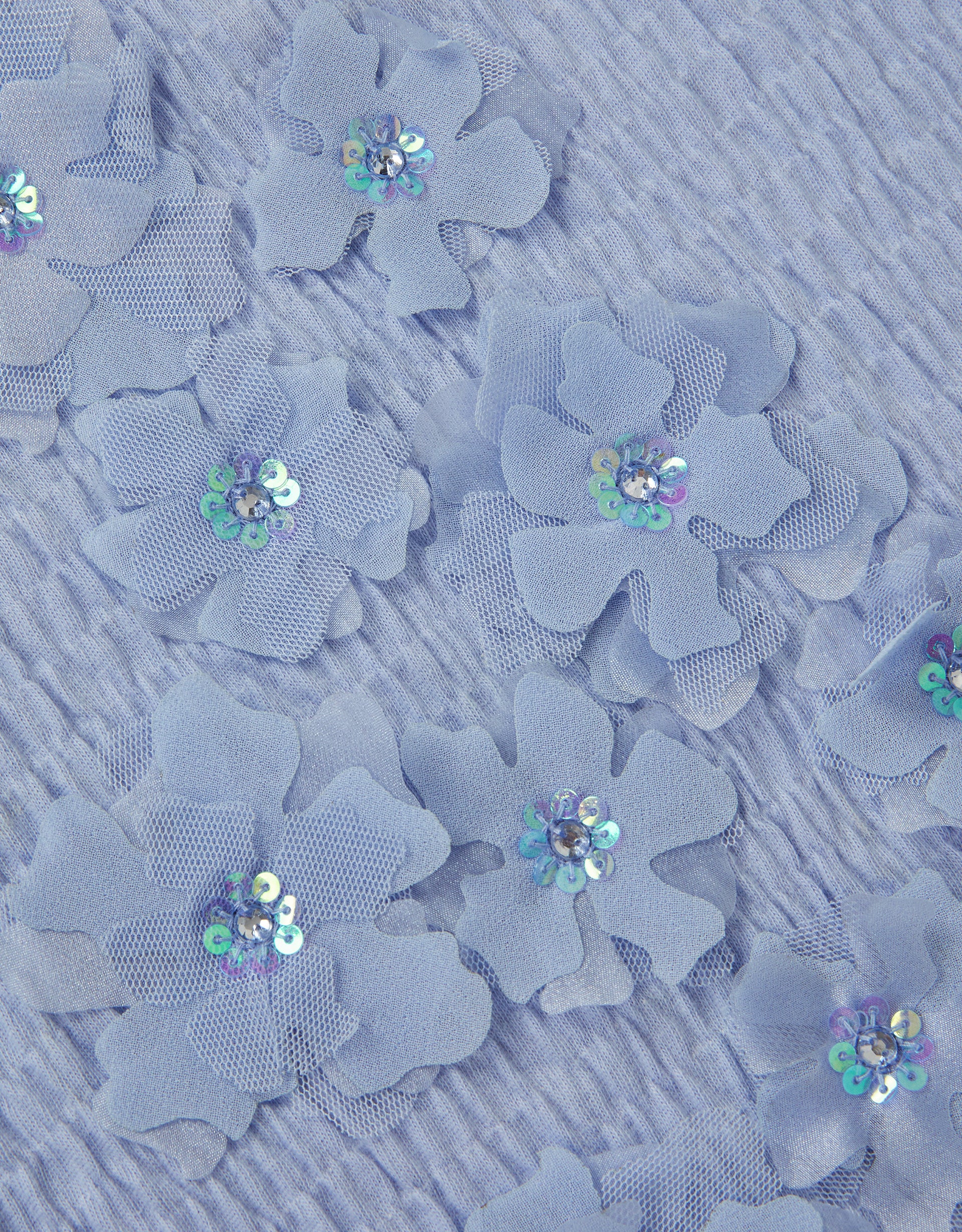 MAJICA - BLUE JERSEY EMB TSHIRT