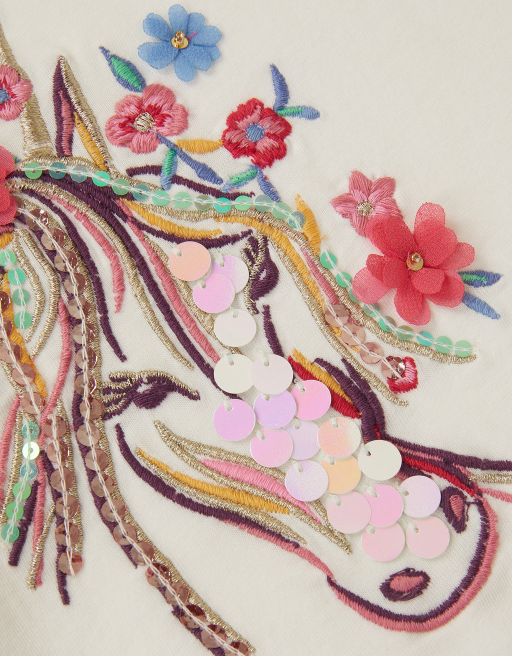 MAJICA - SS UNICORN FRILL TEE