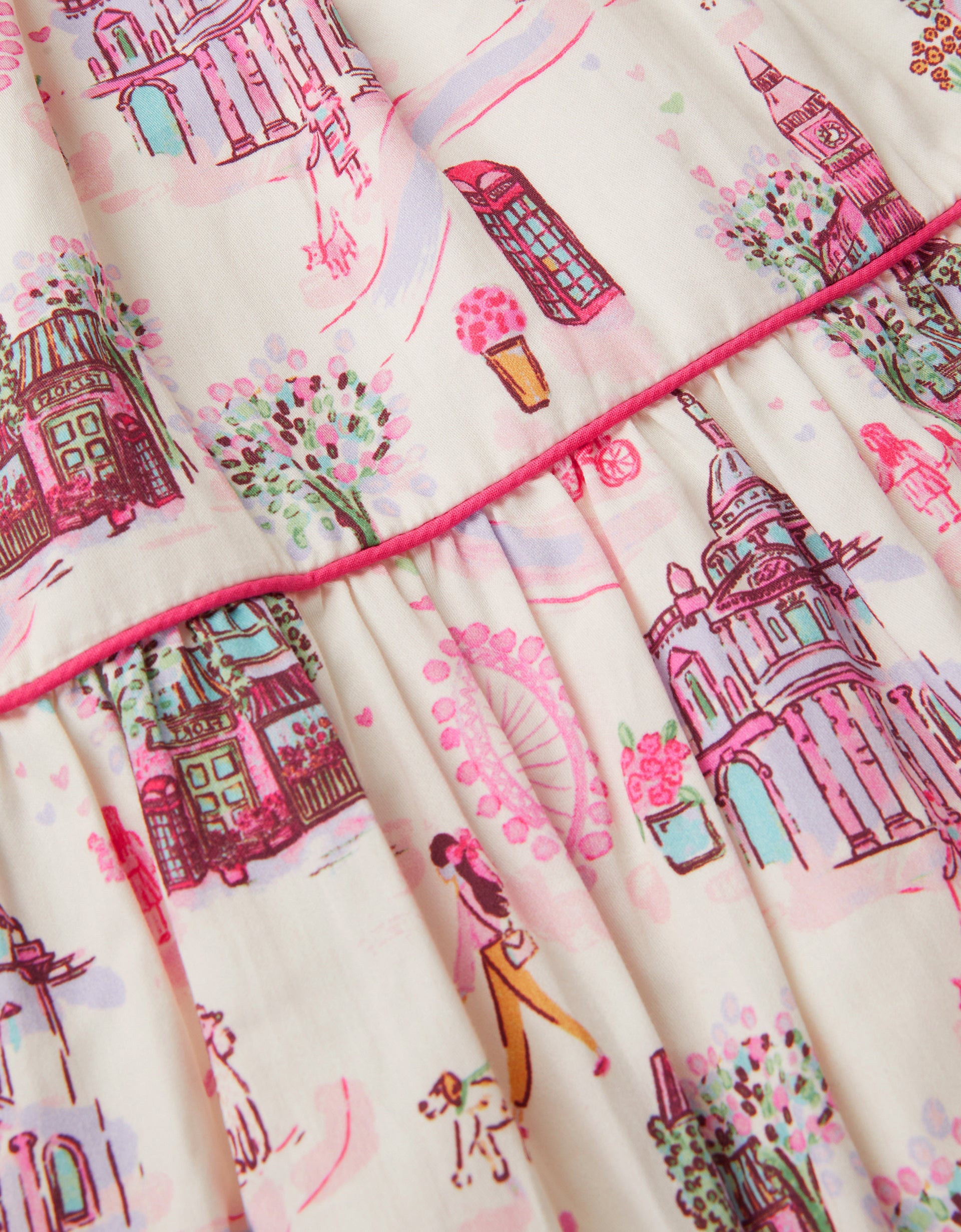 HALJINA - LONDON PRINT AOP DRESS