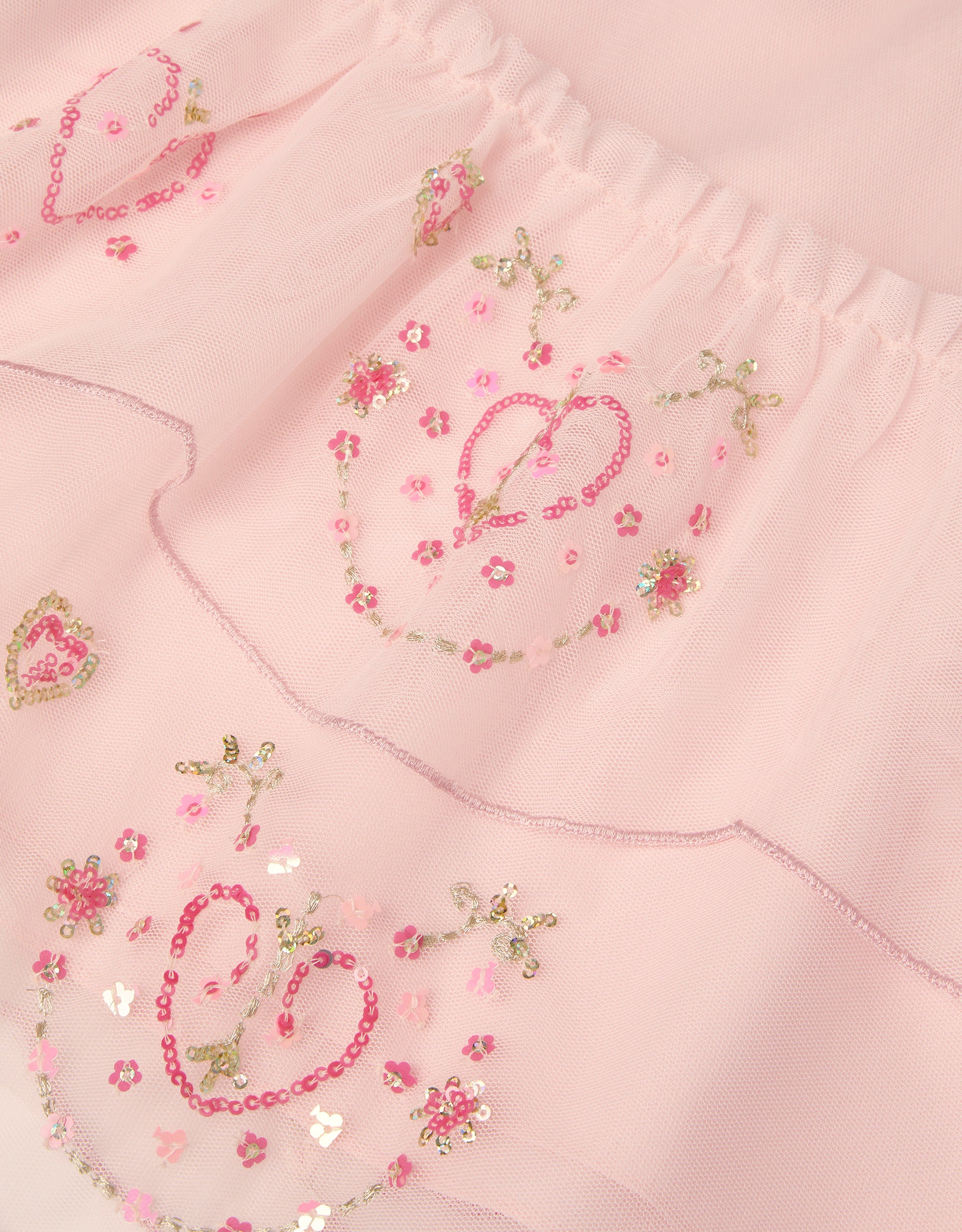 HALJINA - HEART MESH TRAPEZE DRESS