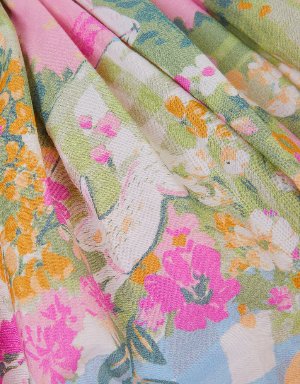 SUKNJA - BUNNY SCENE POPLIN SKIRT