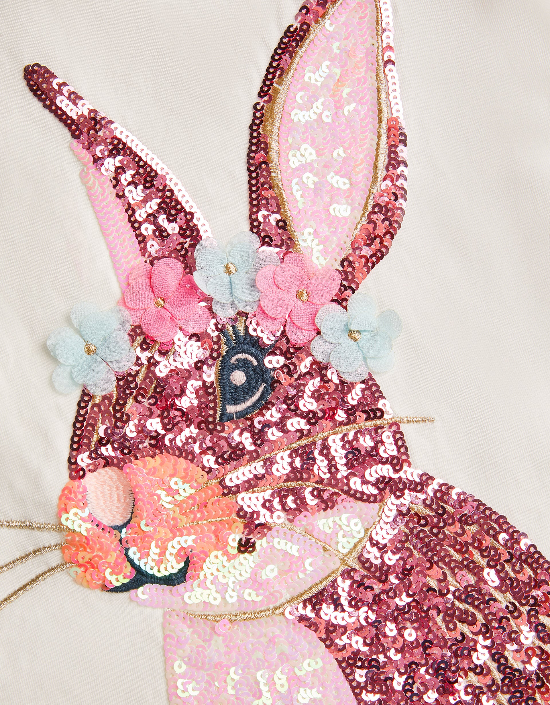 MAJICA - SS SEQUIN BUNNY TEE