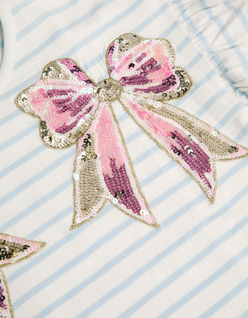 MAJICA - SS STRIPE SEQ BOW EM TEE