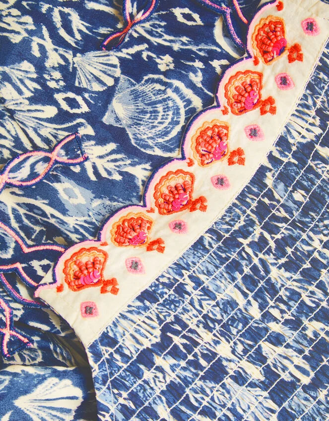 KOMBINEZON - BLUE MERMAID CULOTTE IKAT