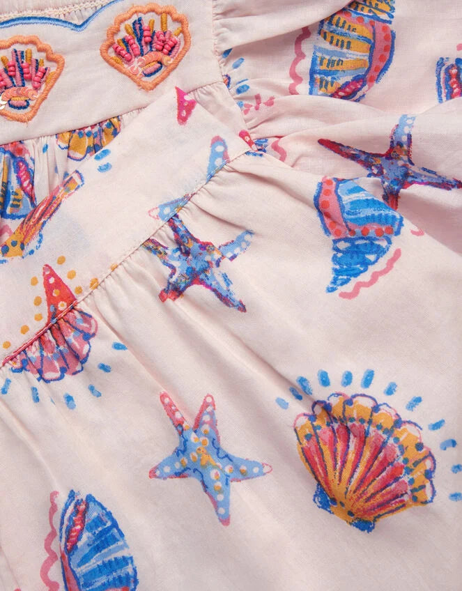SET - SHELL AOP BLOUSE/ SHORT S