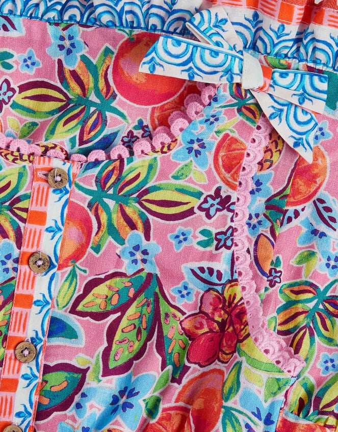 KOMBINEZON - ALANI FRUIT CTTN PLAYSUIT