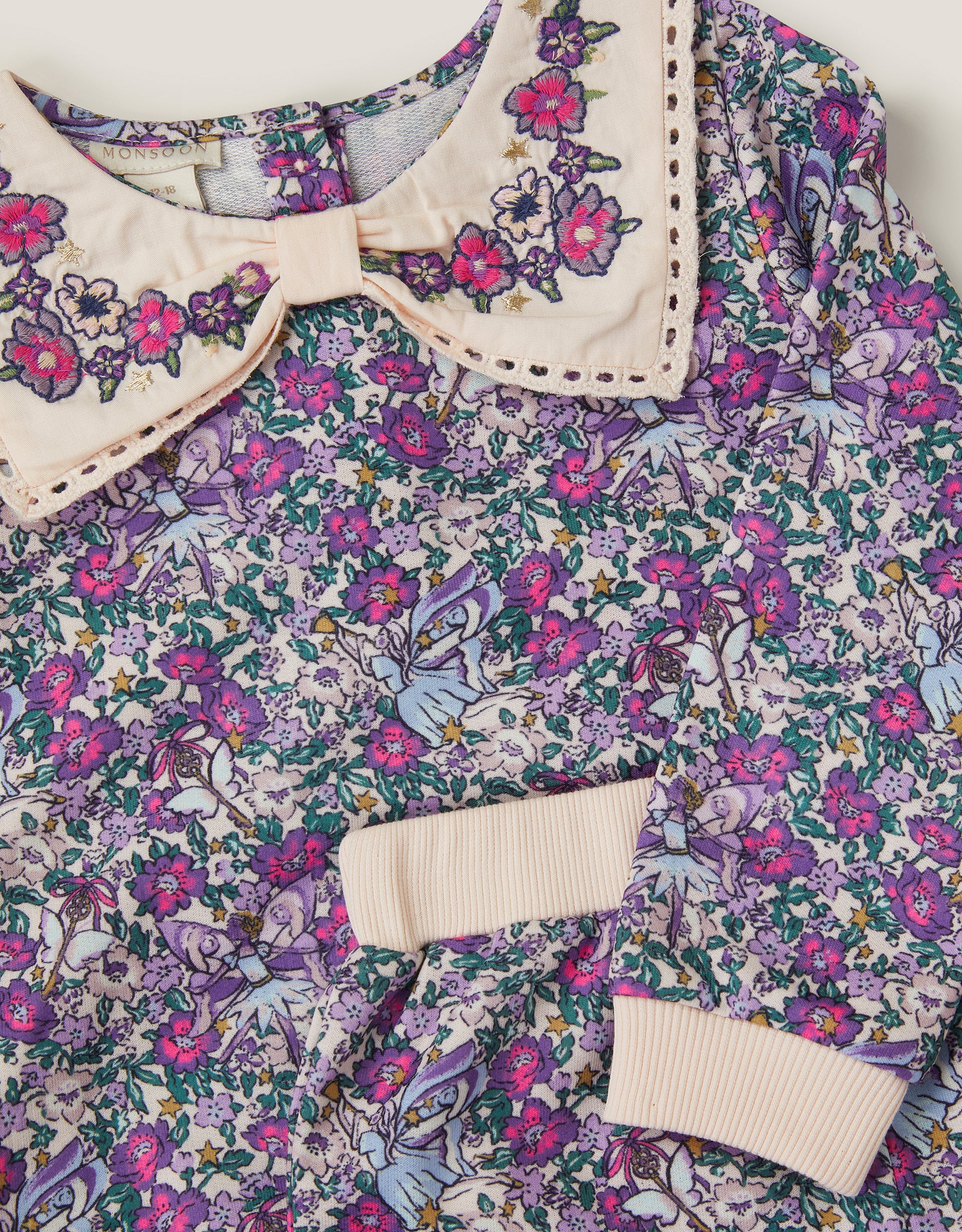 SET - BABY FLORAL SWEAT JOG SET