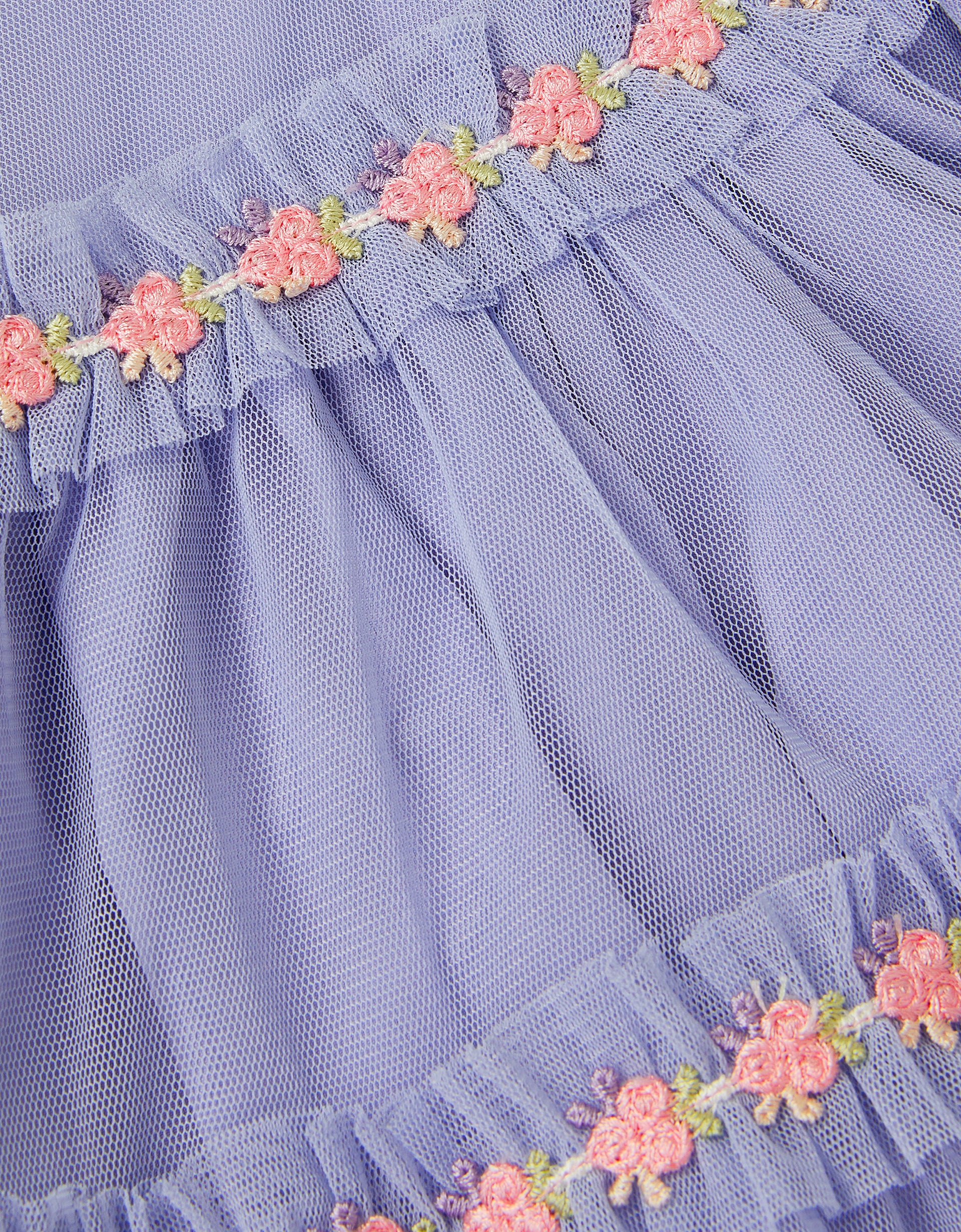 HALJINA - BBY BLUE MES TIERRED DRES