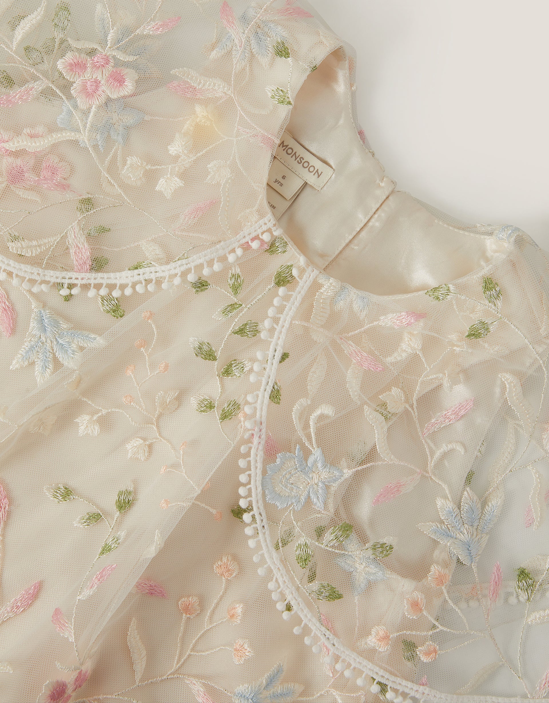 HALJINA - SWING BORDEAUX EMB DRESS