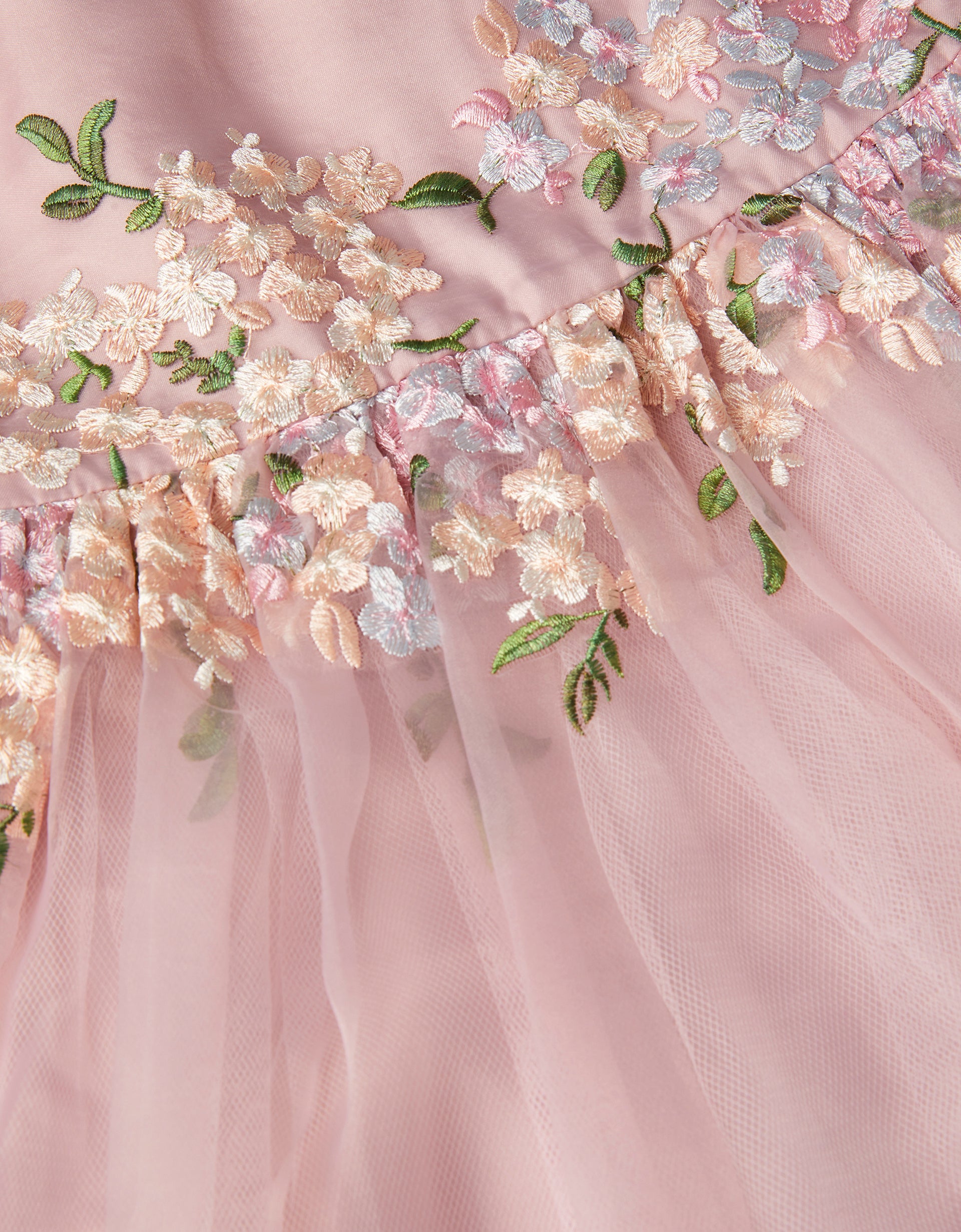 HALJINA - HYDRANGEA EMB ORG DRESS