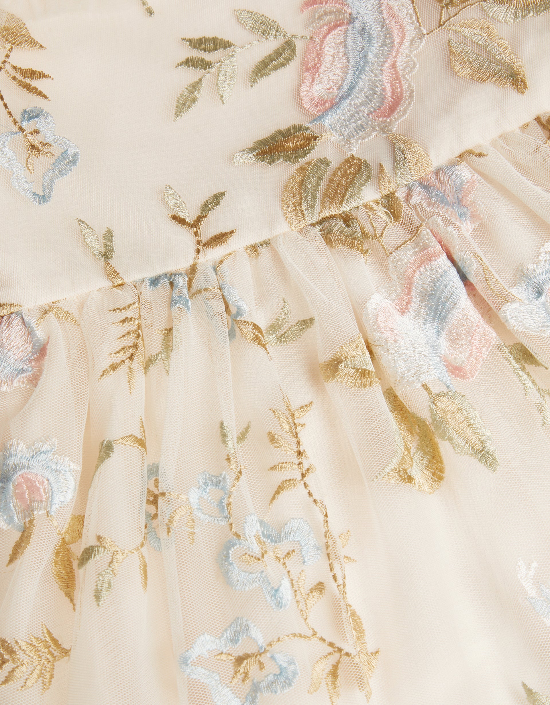 HALJINA - AZALEA RUFFLE EMBROIDERED