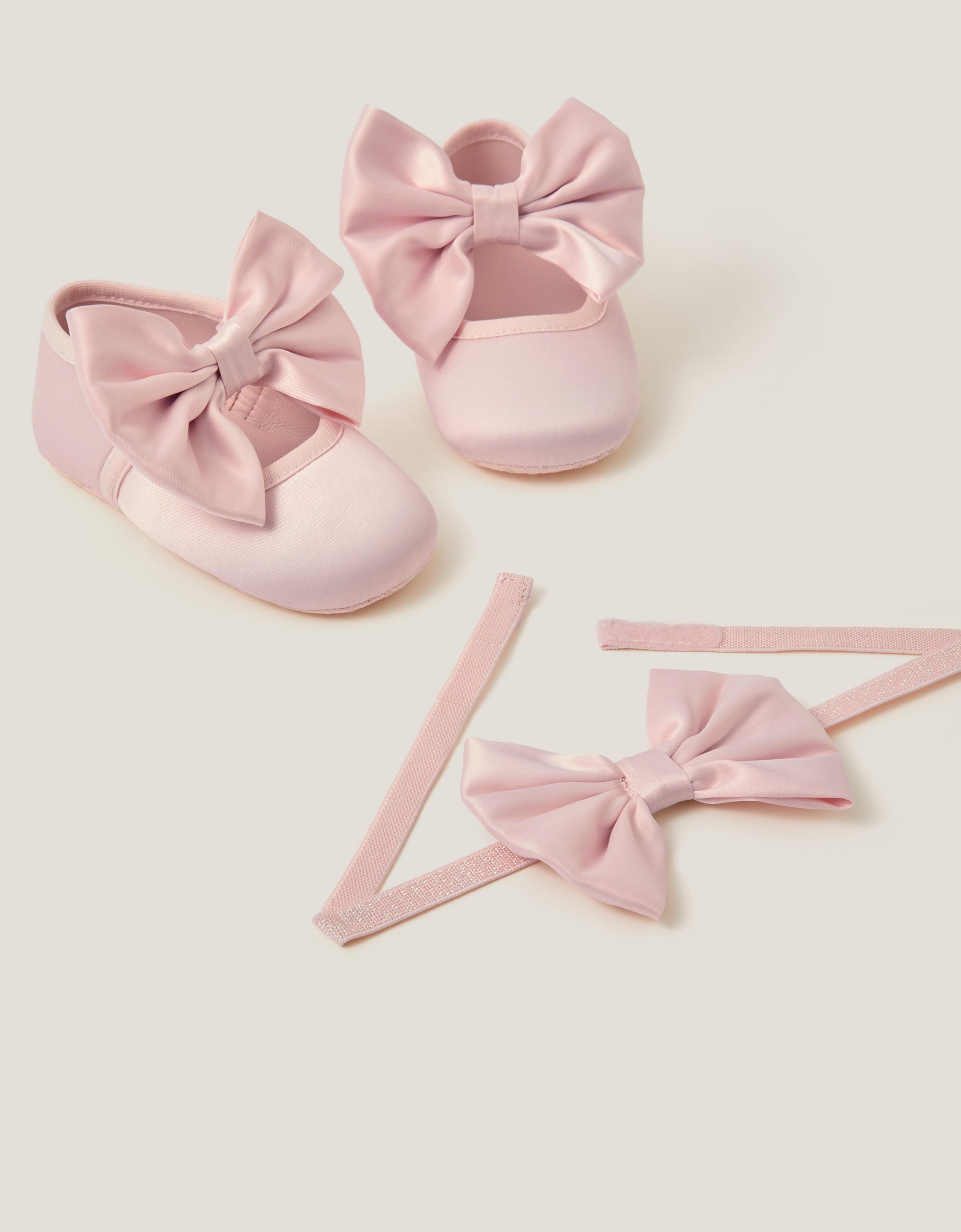 SET CIPELE I TRAKA ZA KOSU - BABY BOW BOOTIE & BANDO