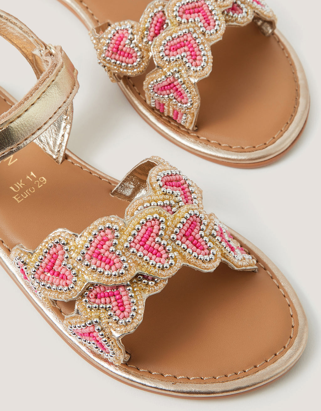 SANDALE - HEART BEADED SANDAL