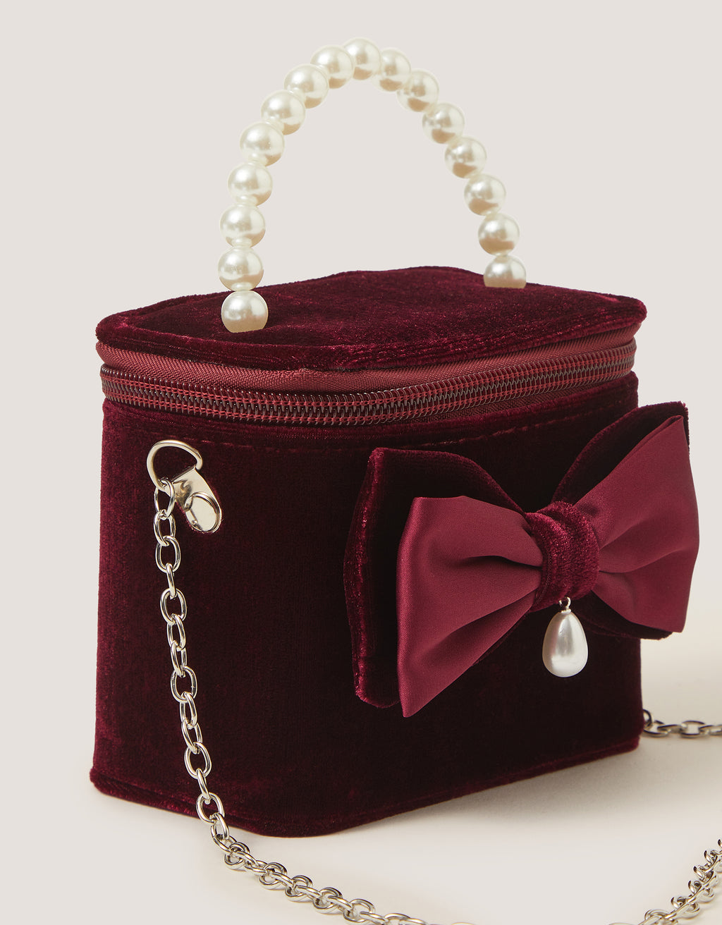 TORBA - VELVET BOW CASE BAG