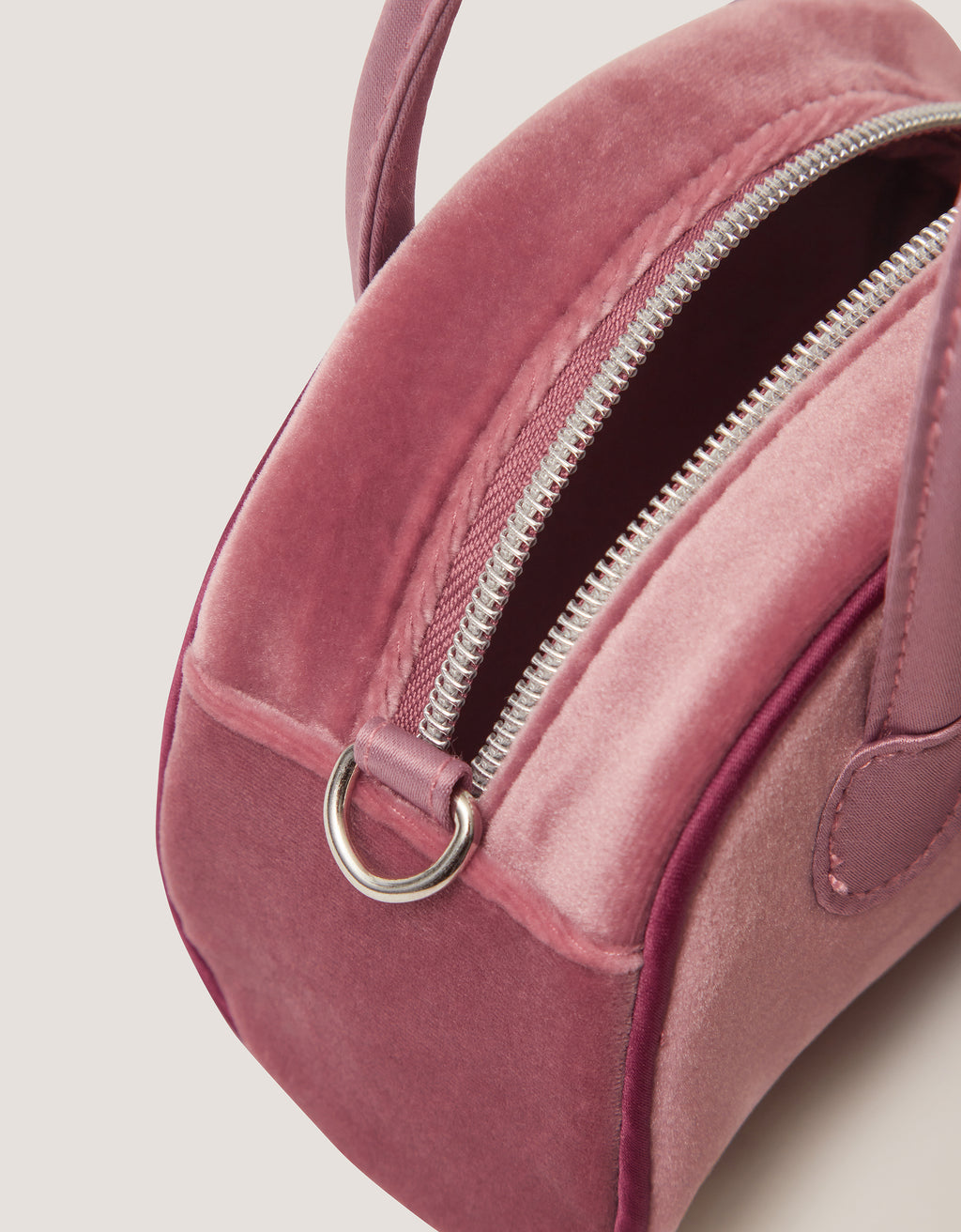 TORBA - LUCY BOW CHARM VELVET BAG