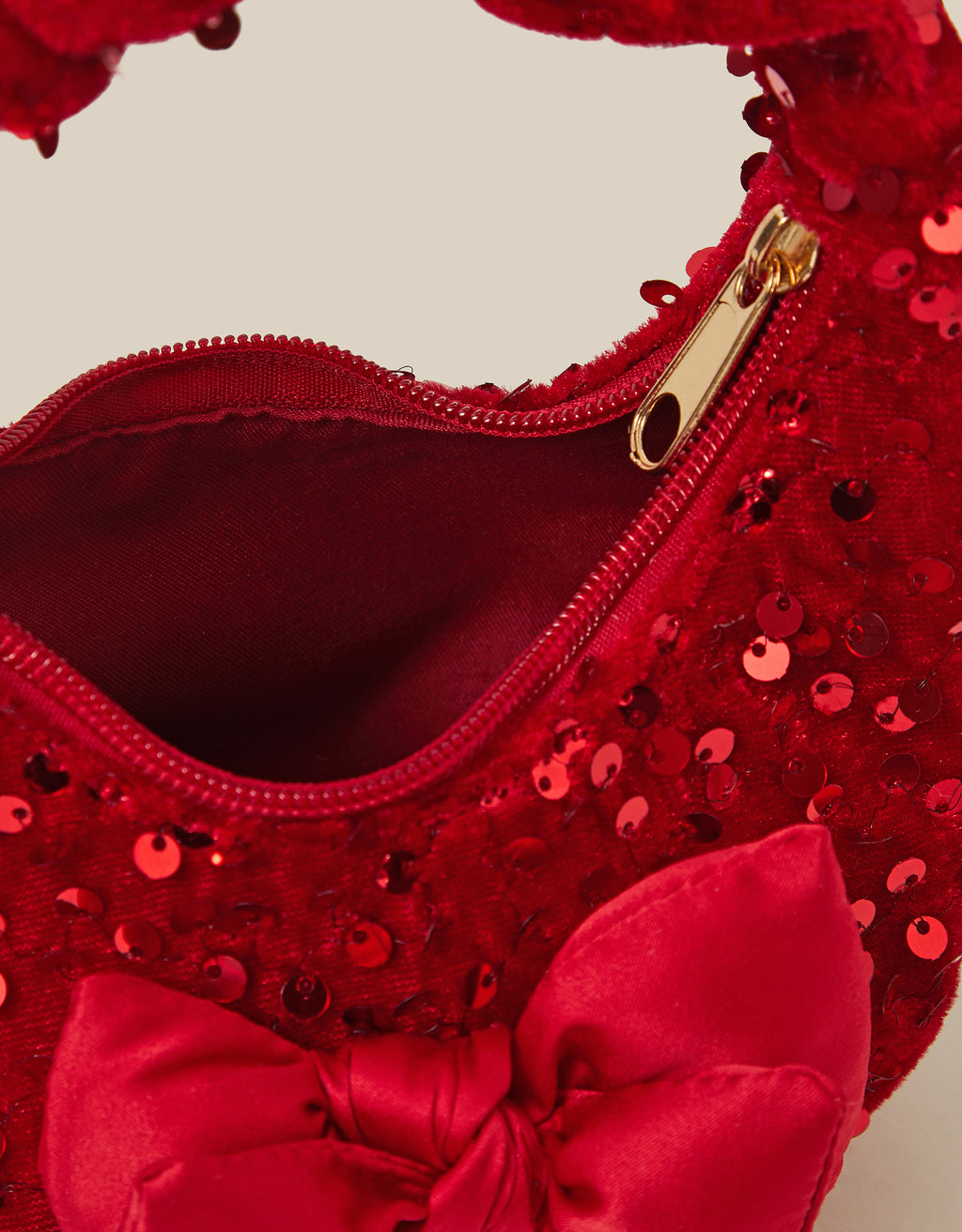 TORBA - SEQUIN VELVET SLOUCH BAG