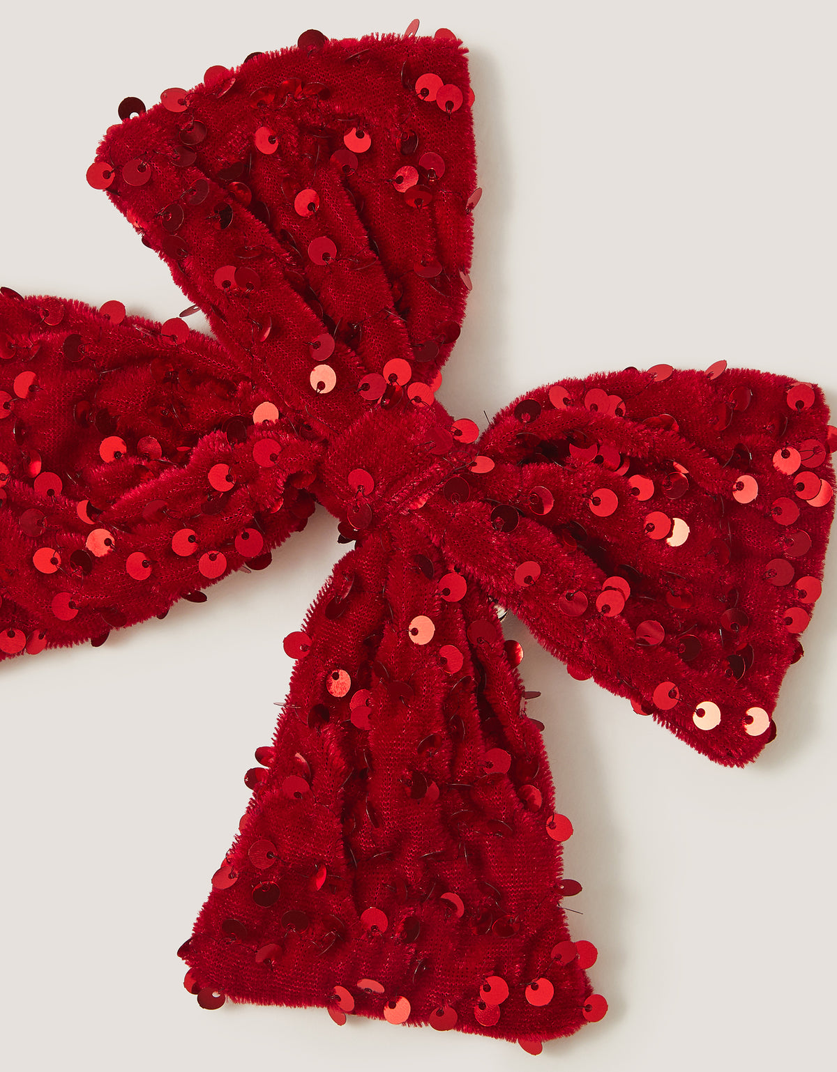 SNALA ZA KOSU - SEQUIN VELVET BOW CLIP