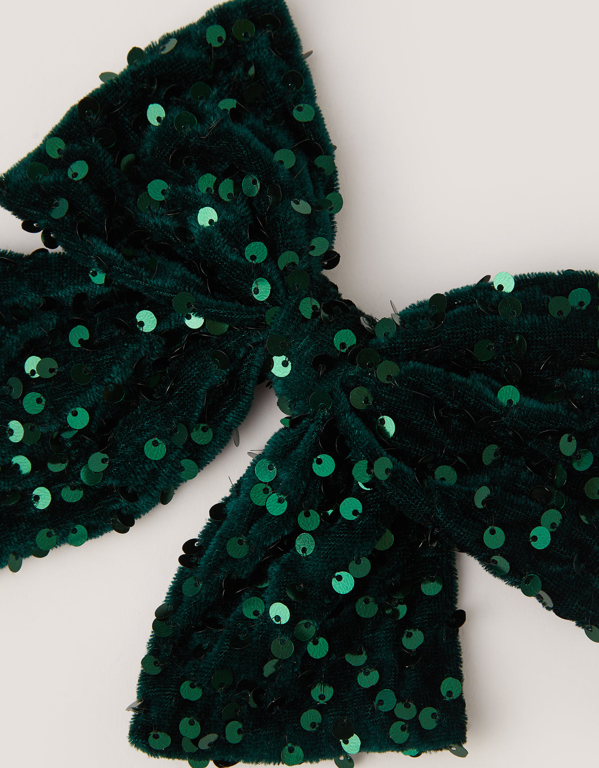 ŠNALA ZA KOSU - SEQUIN VELVET BOW CLIP
