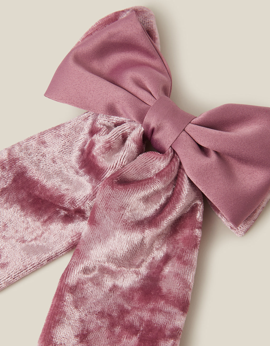 ŠNALA ZA KOSU - VELVET MIX BOW CLIP