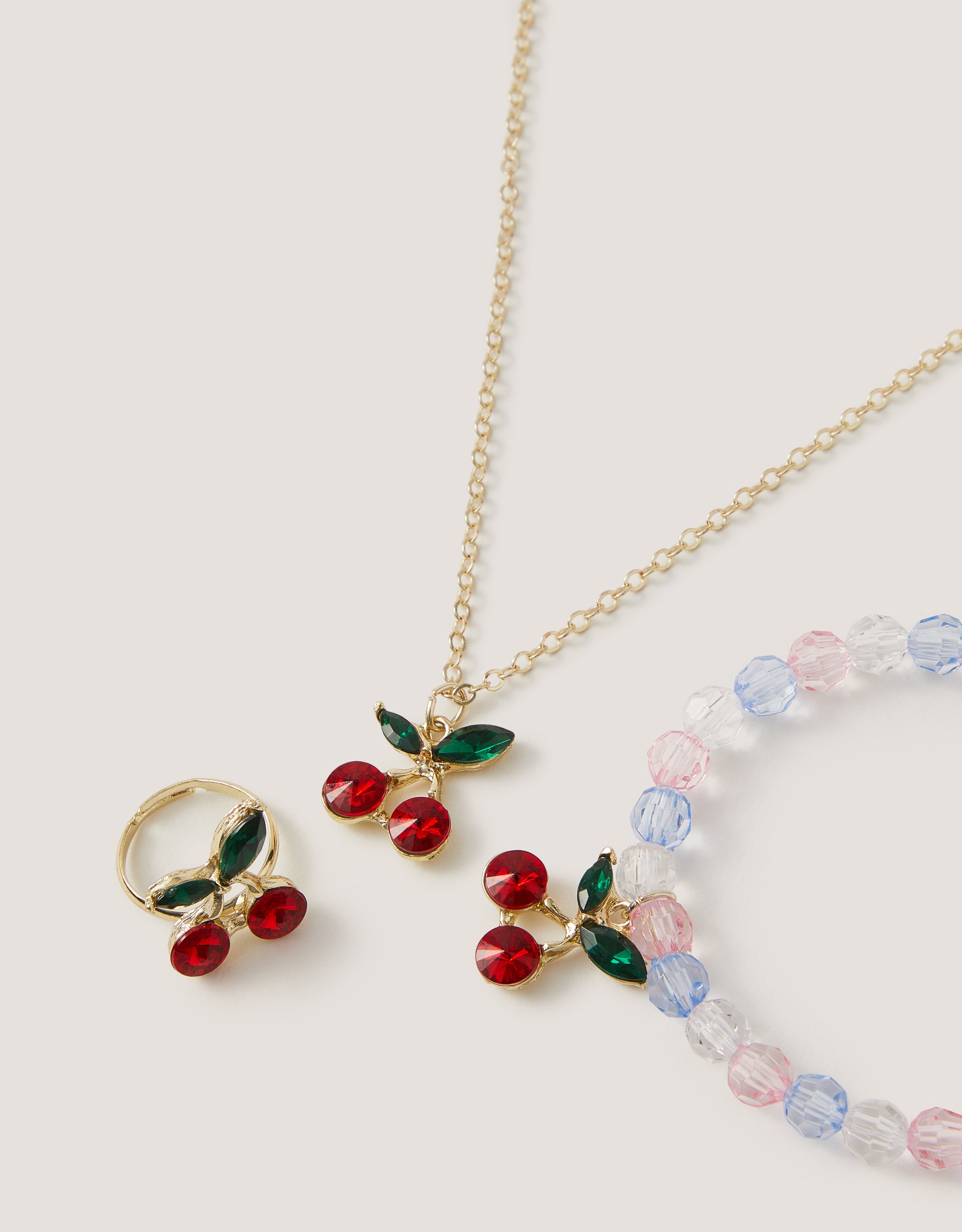 SET AKSESOARA - CHERRY JEWELLERY BOX SET