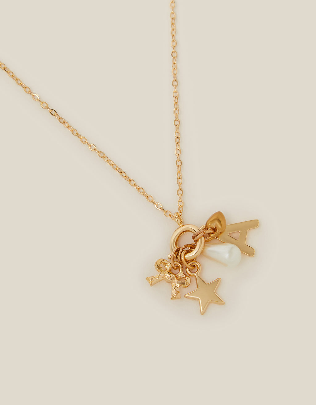 SET AKSESOARA - INITIAL CHARM NLACE SET