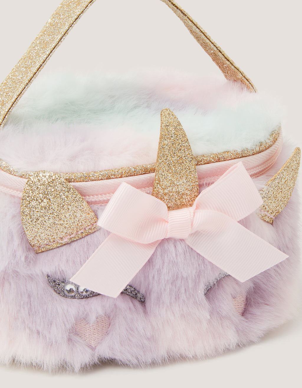 TORBA - FLUFFY UNICORN MAKEUP BAG