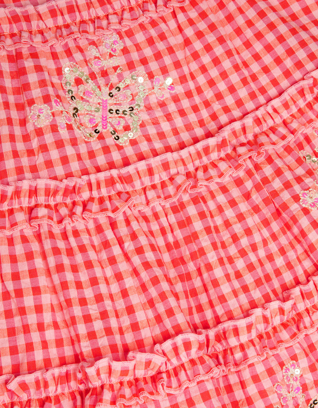 HALJINA - GINGHAM BUTTERFLY EMBROID