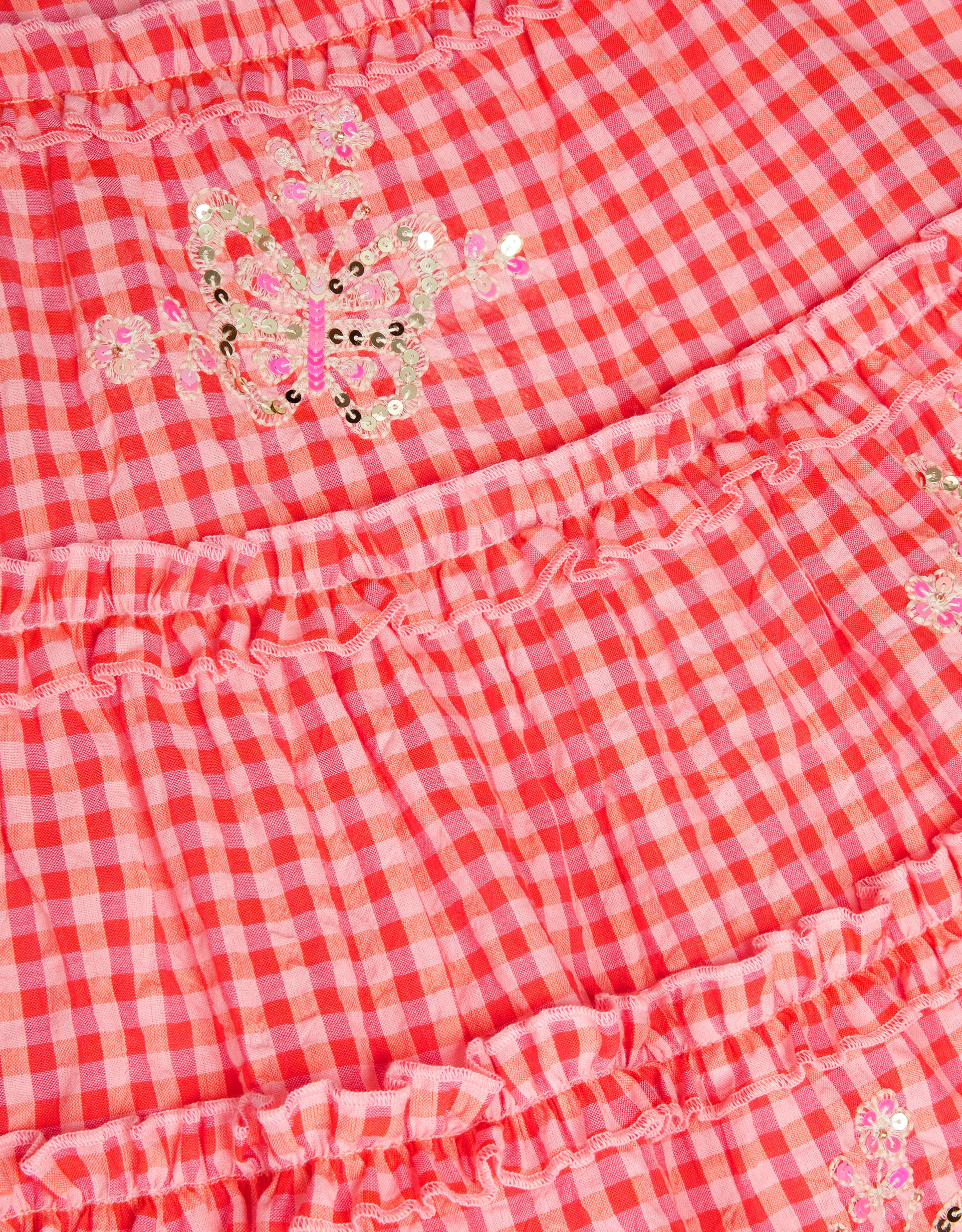 HALJINA - GINGHAM BUTTERFLY EMBROID