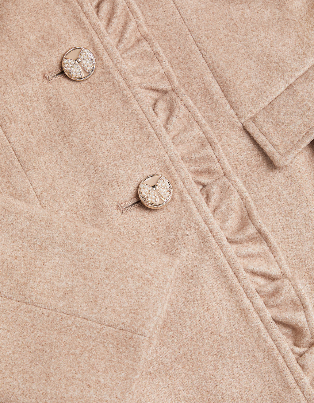 KAPUT - EPP SMART FRILL TRIM COAT