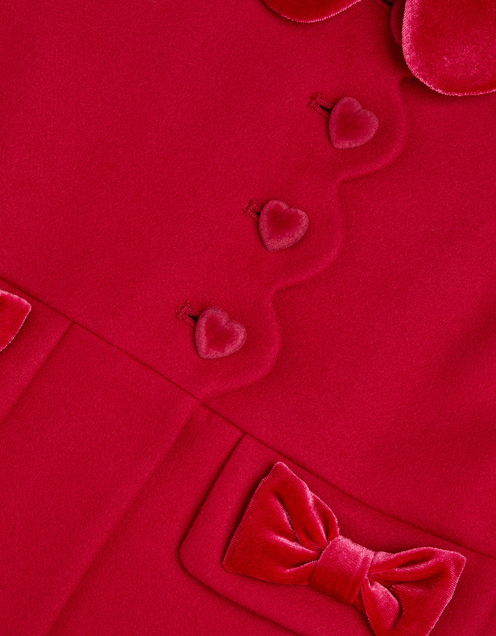 KAPUT - SMRT BERRY SCALLOPED COAT