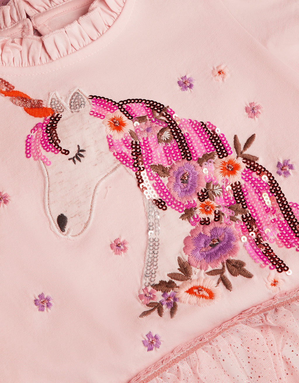 HALJINA - SS UNICORN DISCO DRESS