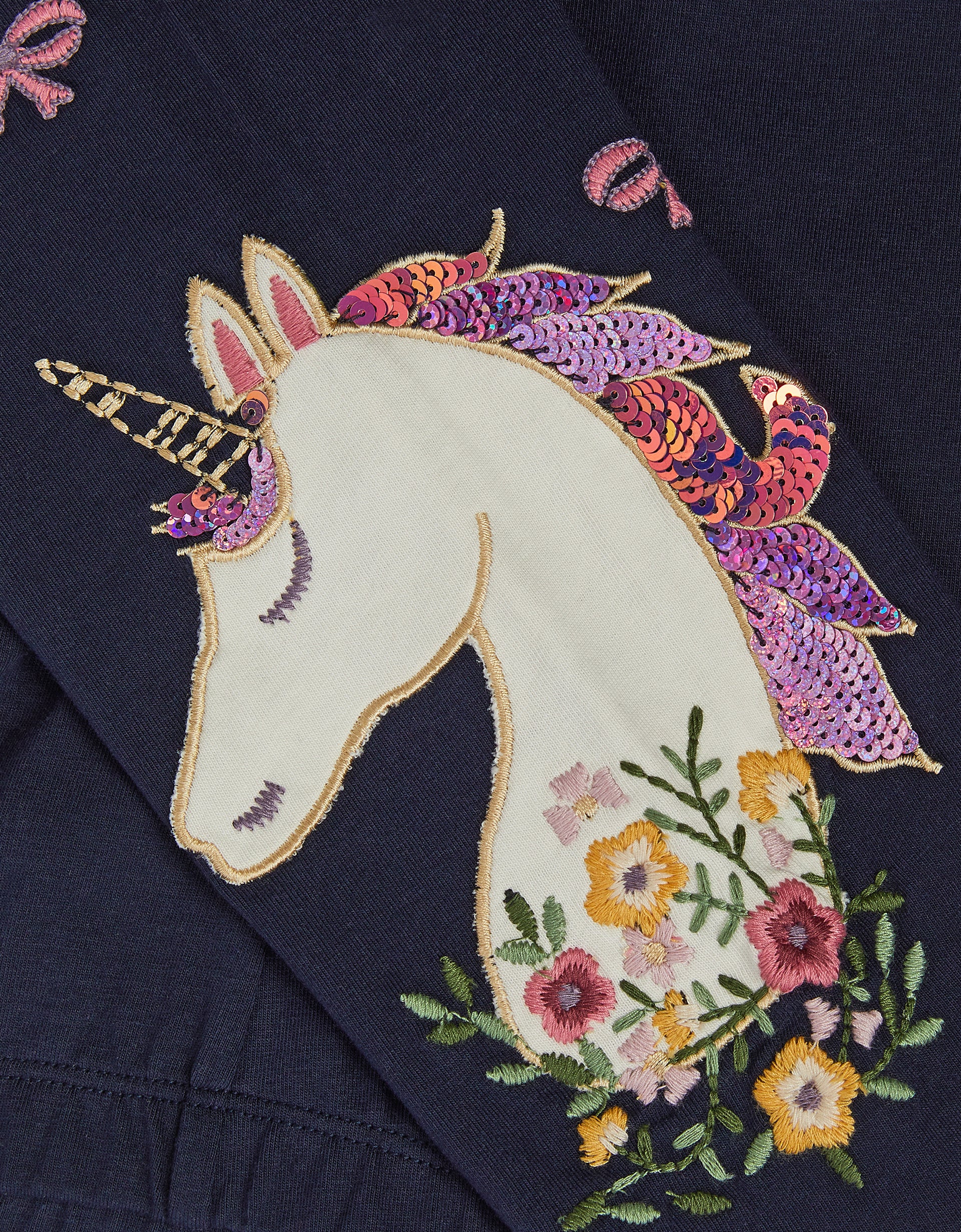 HELANKE - NAVY EMB UNICORN LEGGING