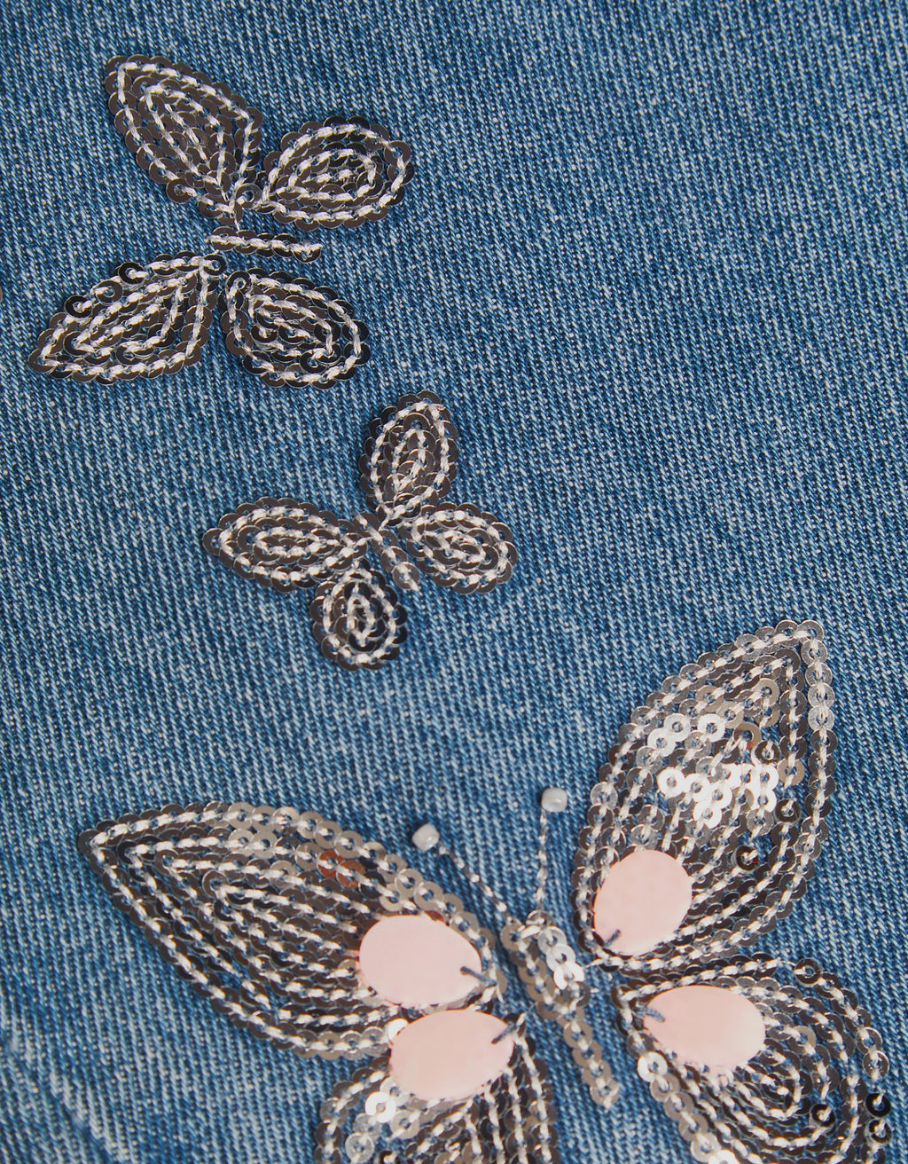 FARMERKE - BUTRFLY SEQUIN DENIM JEAN