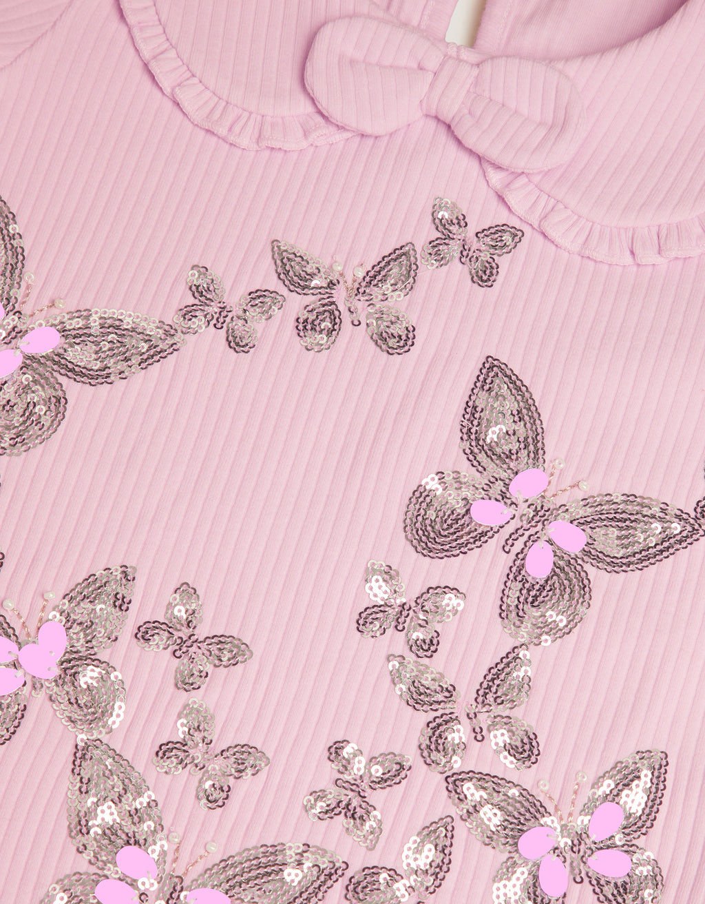 BLUZA - LS RIB COLL SE BFFLY TSHI