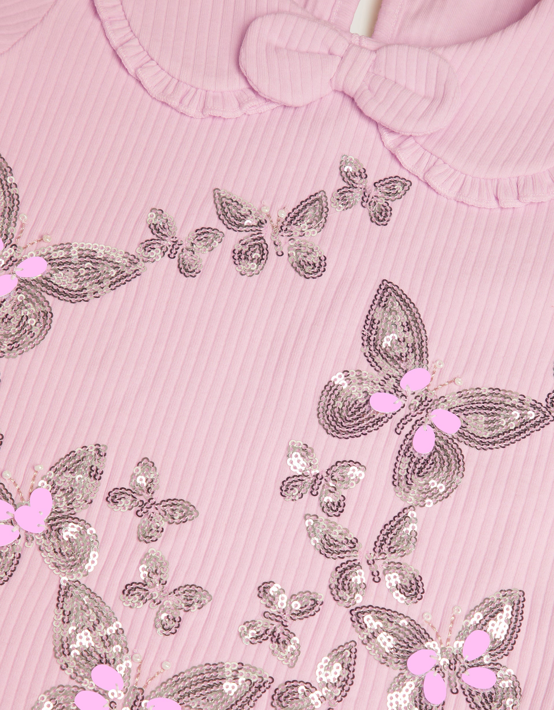 BLUZA - LS RIB COLL SE BFFLY TSHI