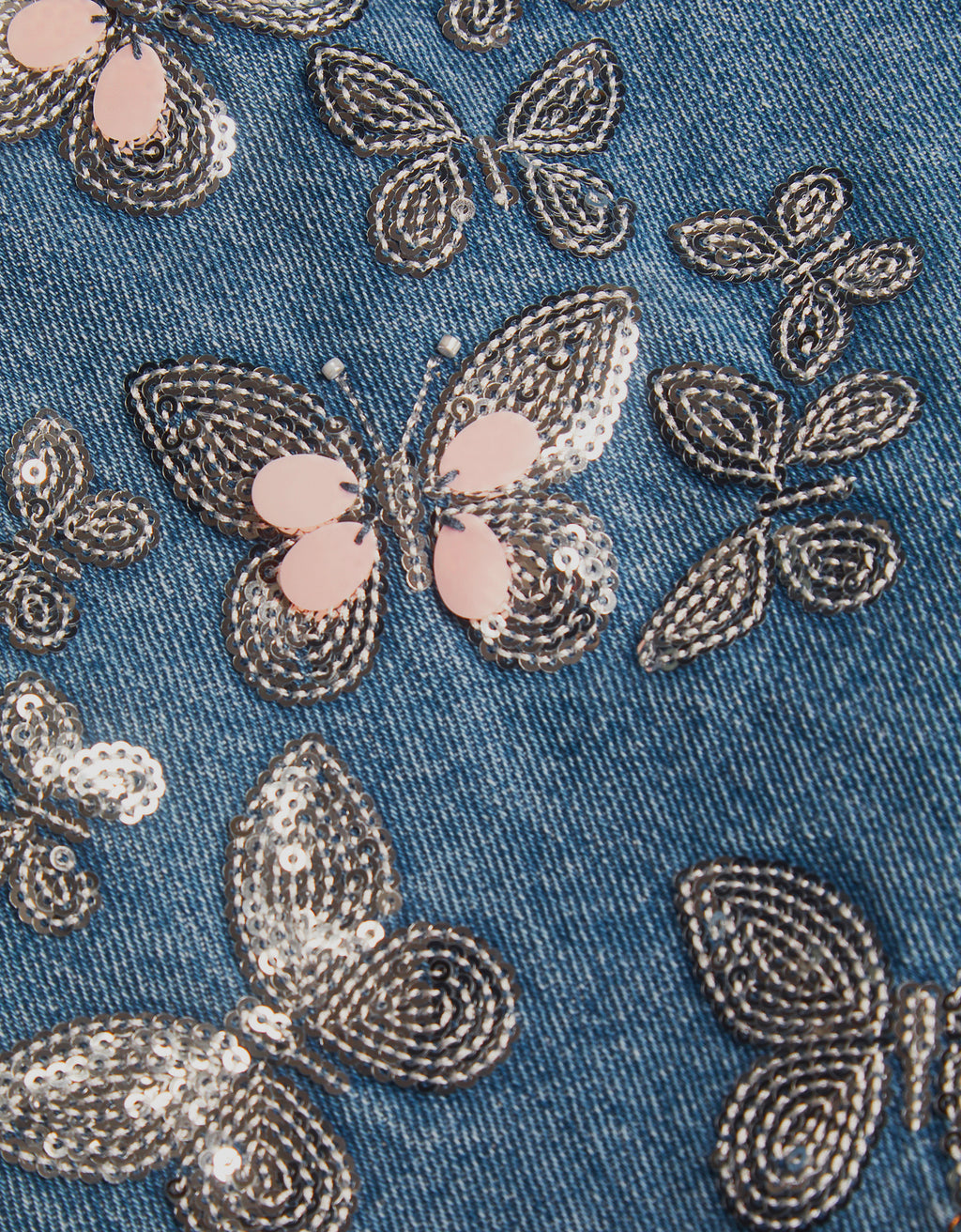 ŠORTS - SUKNJA - BFFLY SEQUIN DENIM SKORT