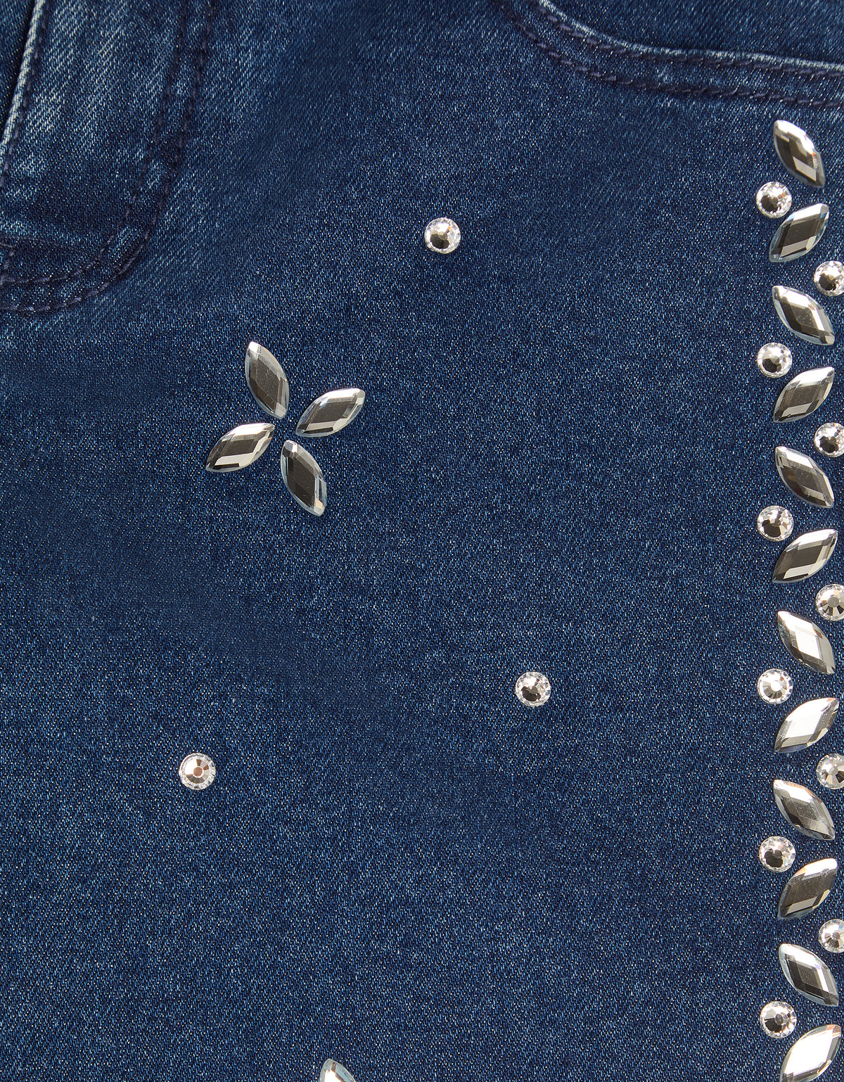 FARMERKE - DENIM SPRKLE ENCRSTD JEAN