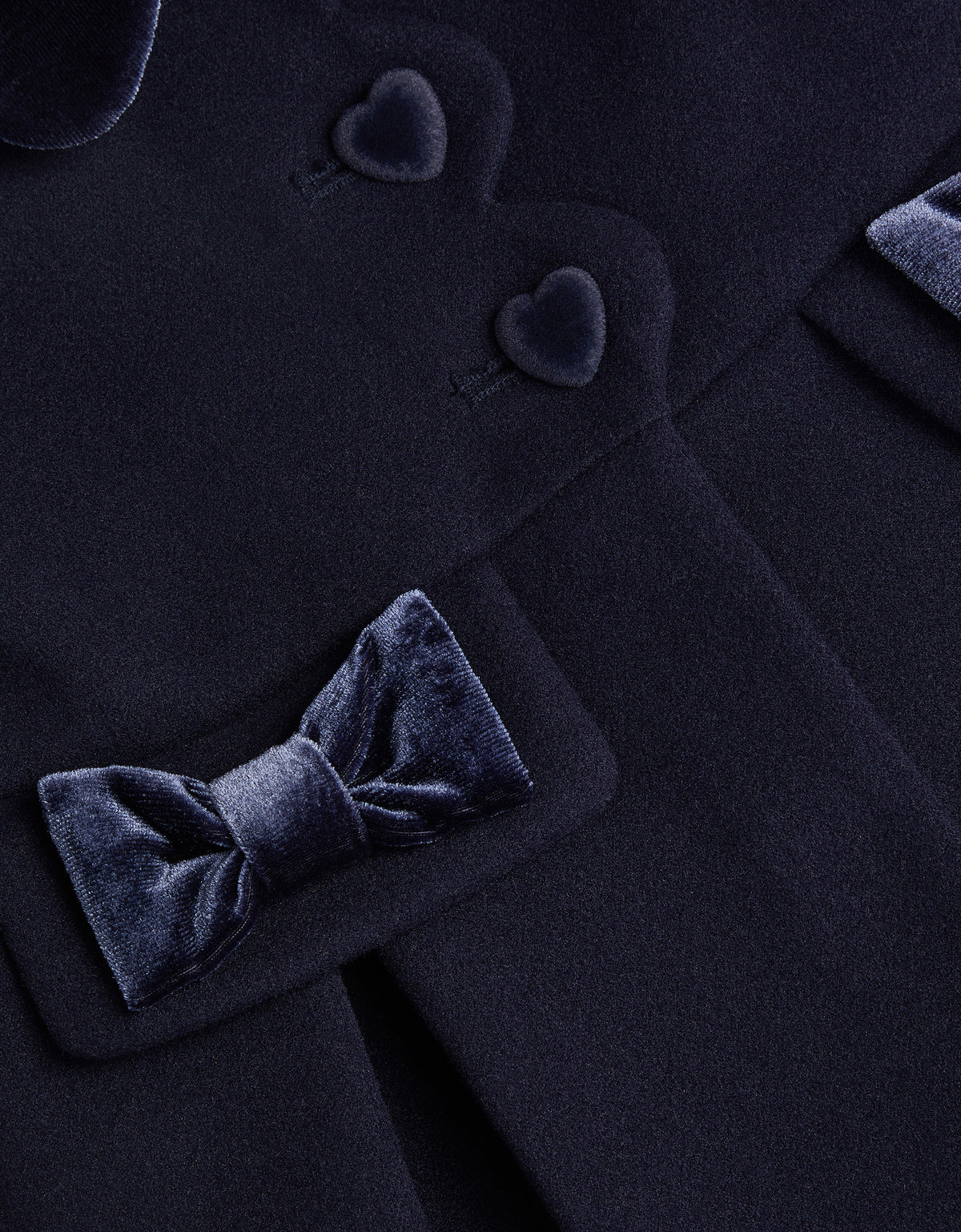 KAPUT - BABY SMART SCALLOPED COAT