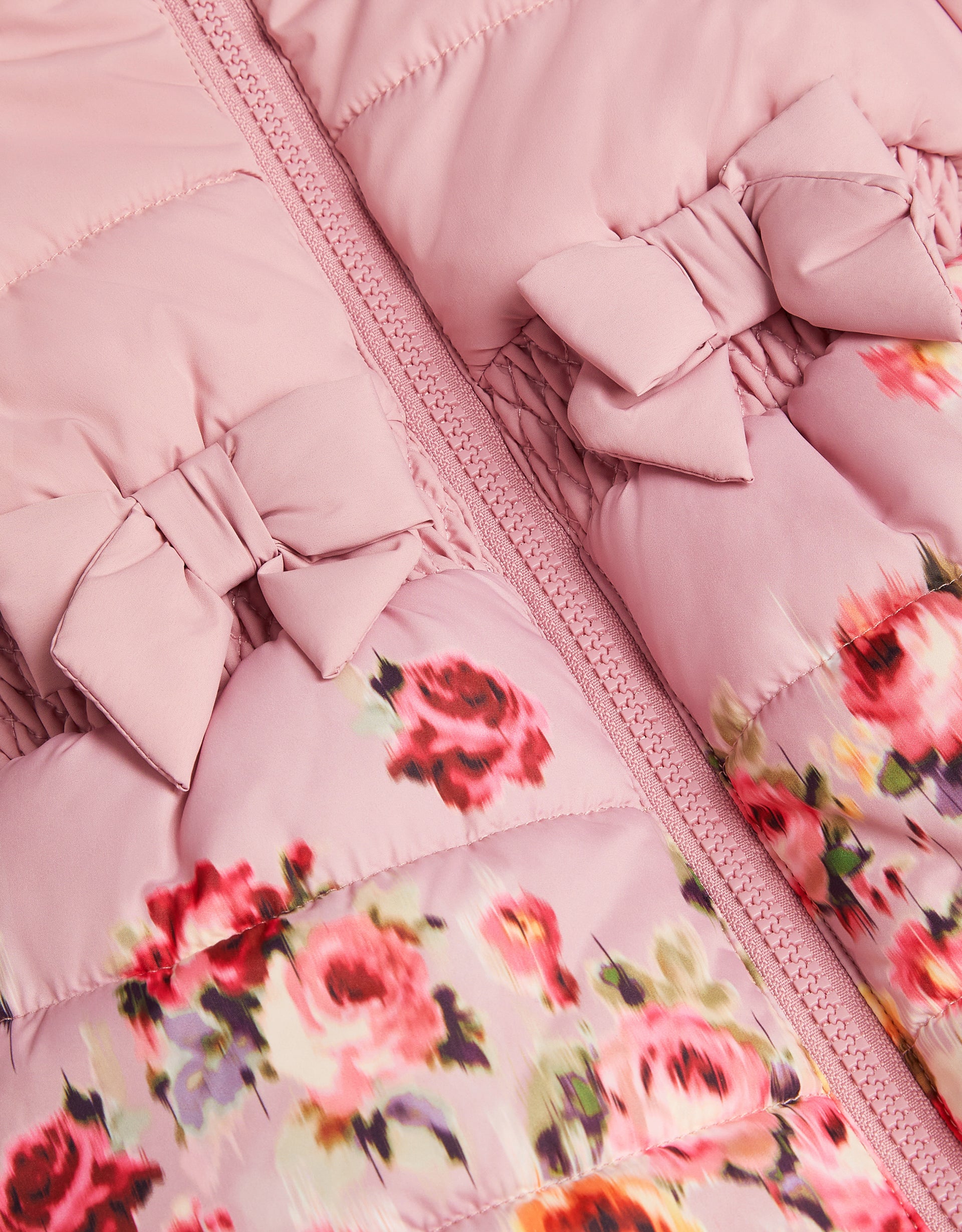JAKNA - BABY PINK PADDED BLURRY R