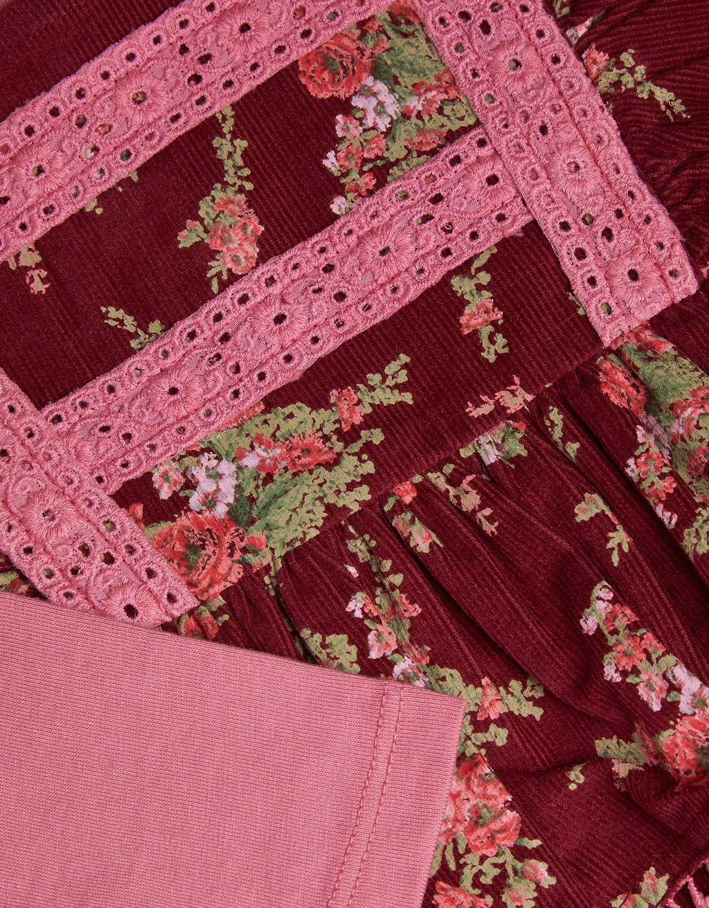 SET - BABY DITSY DRESS/ LS TEE