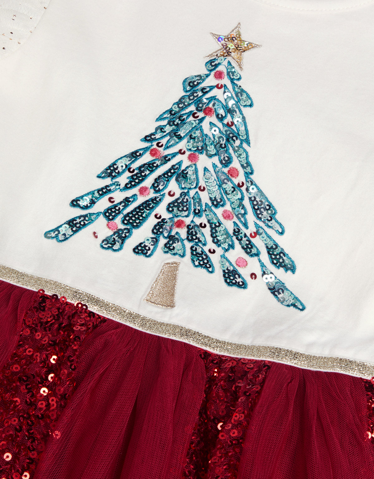 HALJINA - XMAS SEQN TREE DISCO DRES