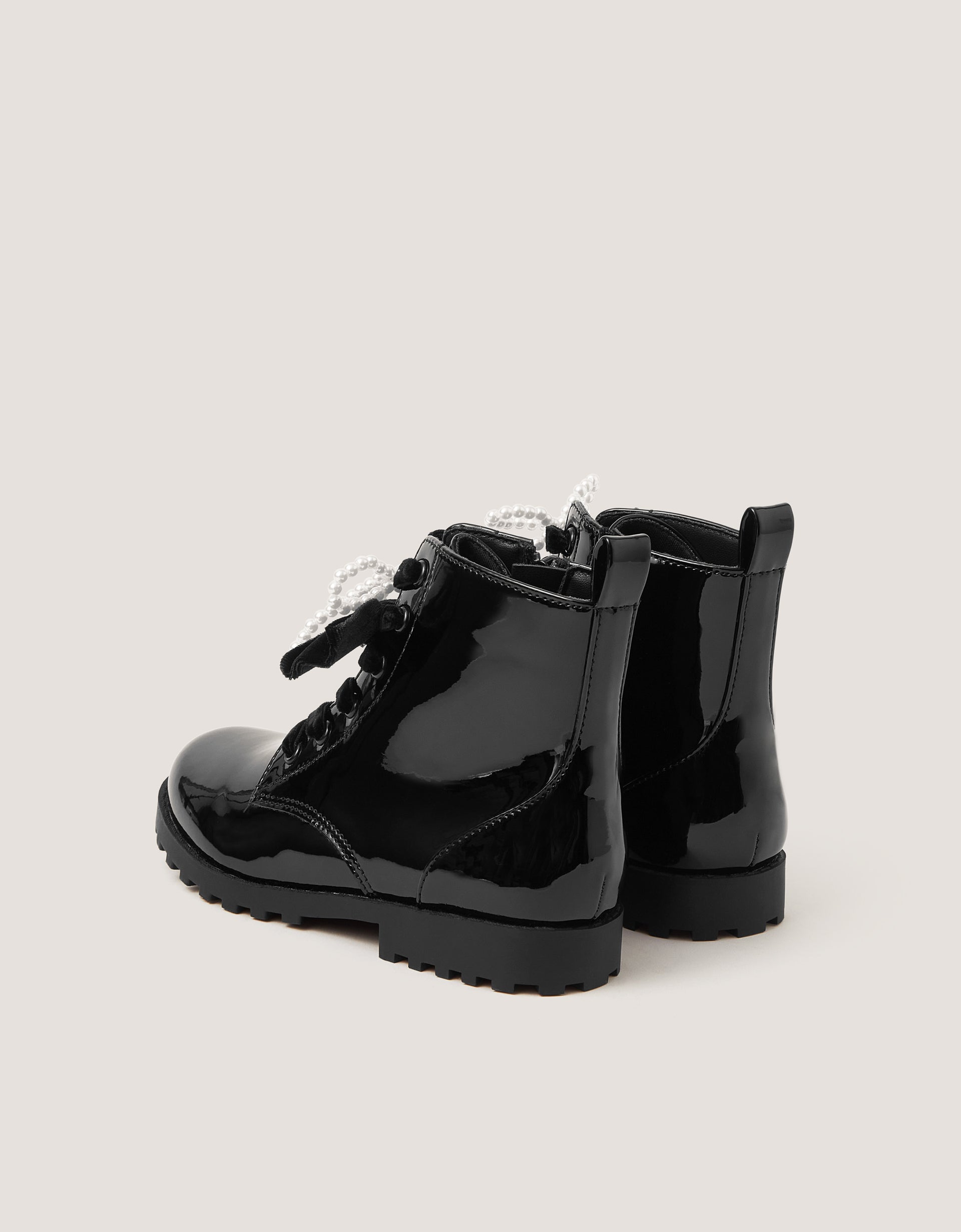CIZME - LACE UP BLACK BTS BOOT