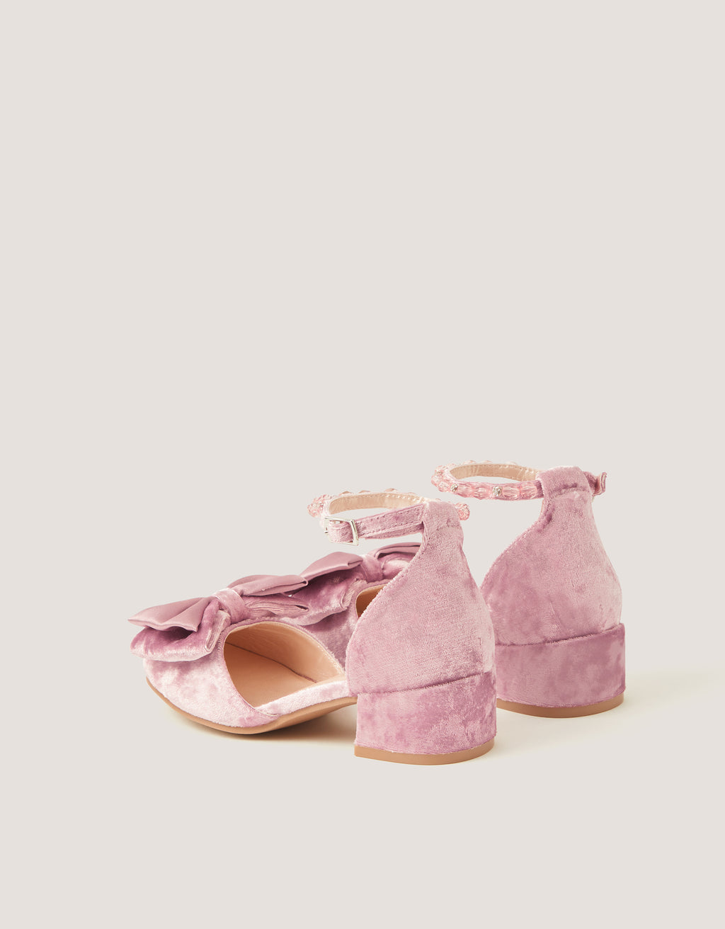 CIPELE - PINK CRUSH VELVET HEEL
